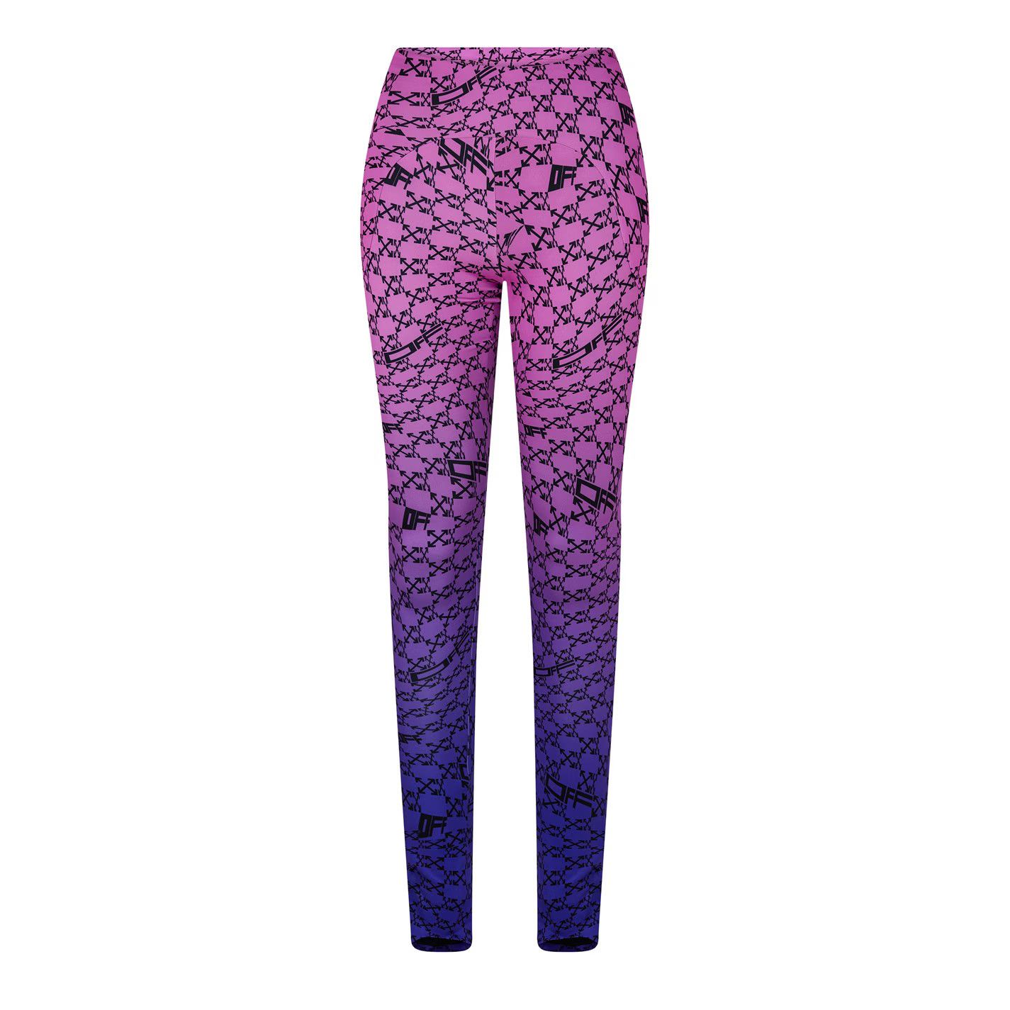 Off-White o1g2r1mq1224 Legging in Multicolor Size 32" / US 10 / IT 46 - 1 Thumbnail
