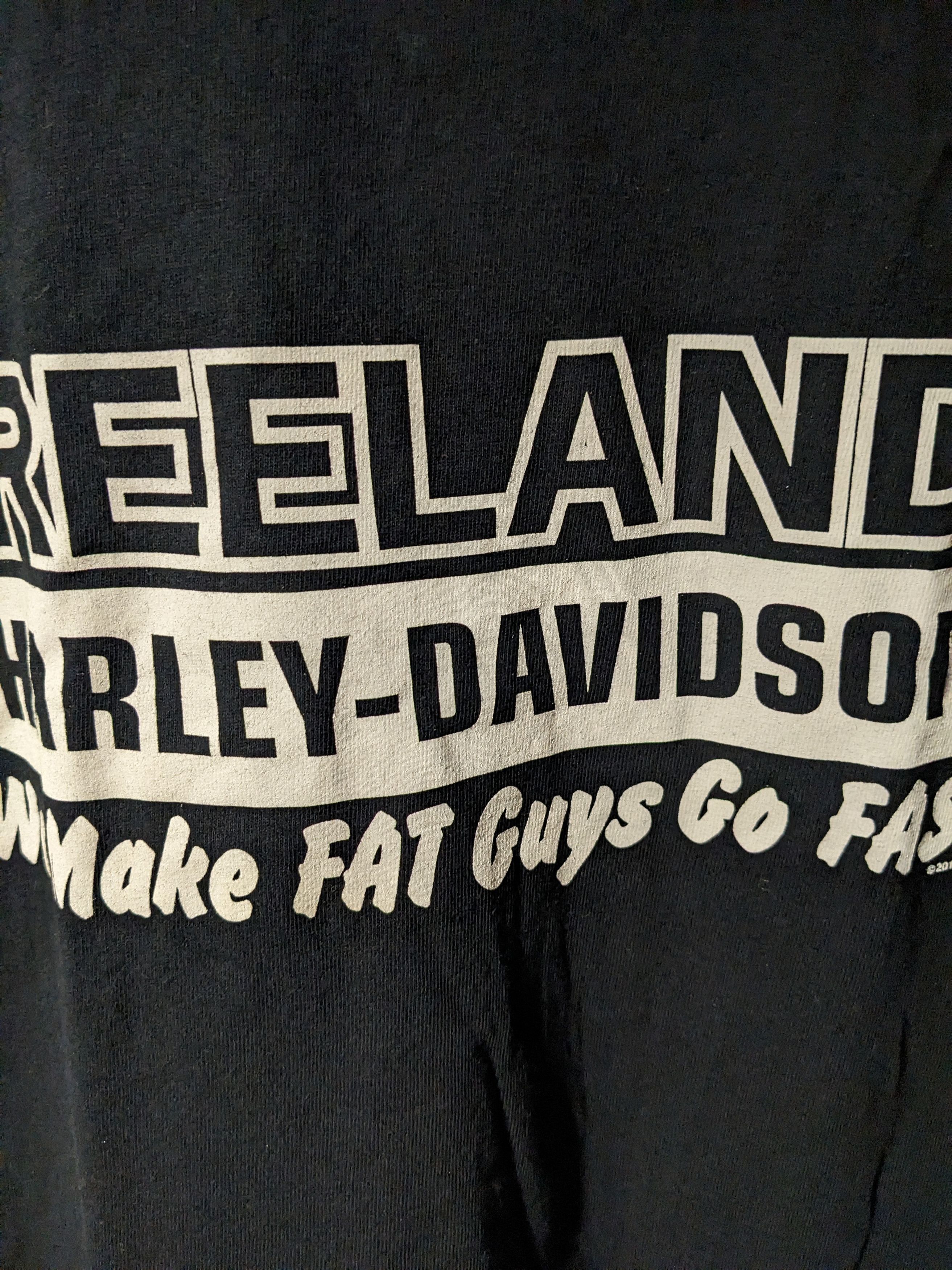 Gildan × Harley Davidson Harley Davidson Motorcycle We Make Fat Guys Large T-Shirt Size US L / EU 52-54 / 3 - 5 Thumbnail