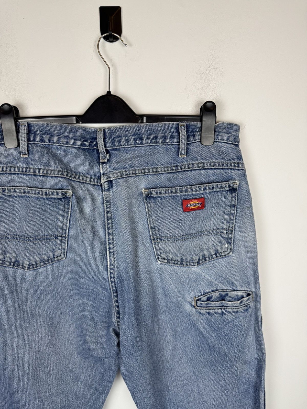 Dickies Vintage Dickies Double Knee Distresed Trashed Denim Jeans Size US 36 / EU 52 - 4 Thumbnail
