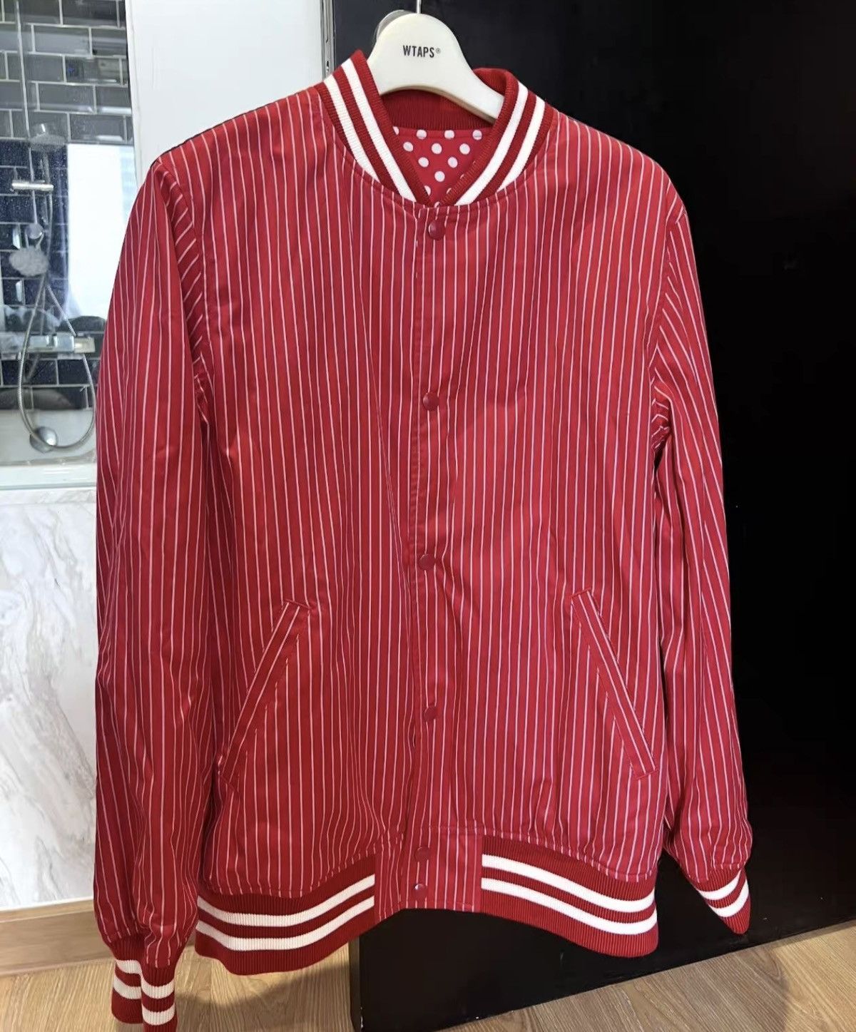 Comme des Garcons Supreme cdg shirt reversible varsity bomber Jacket Size US L / EU 52-54 / 3 - 2 Thumbnail