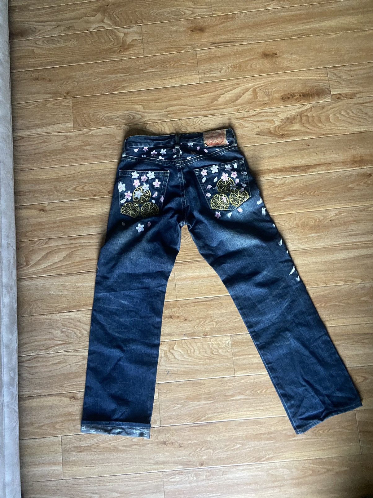 Japanese Brand × Vintage Japanese denim embroidered Size US 30 / EU 46 - 5 Thumbnail
