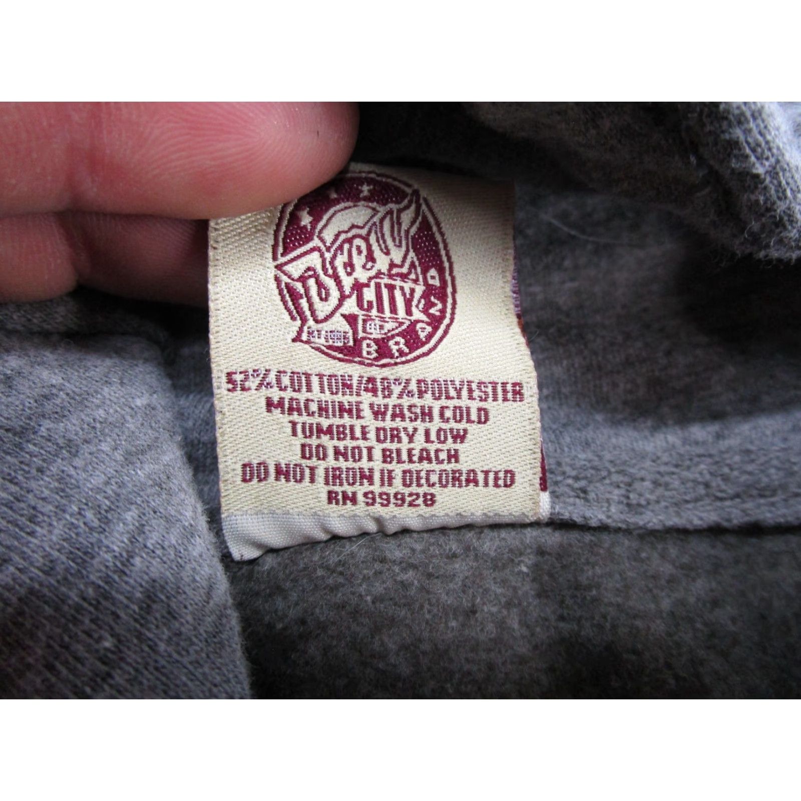 Vintage VINTAGE Brew City Bud Light Hoodie Shirt Men Gray Pouch Pocket Logo Graphic Print Pockets Hooded Pullover MSzz Size US M / EU 48-50 / 2 - 4 Thumbnail