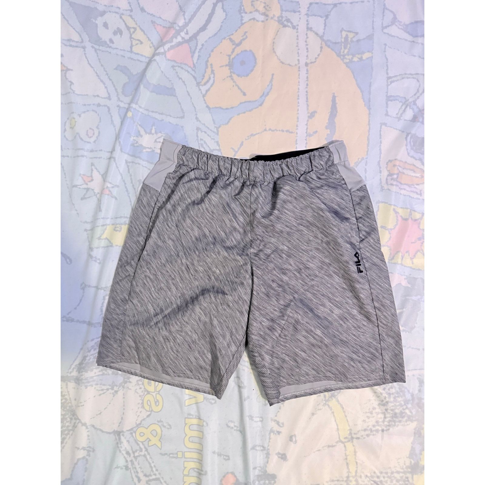Fila FILA Women's Gray Athletic Shorts - Comfortable and Stylish Size 35" - 1 Thumbnail