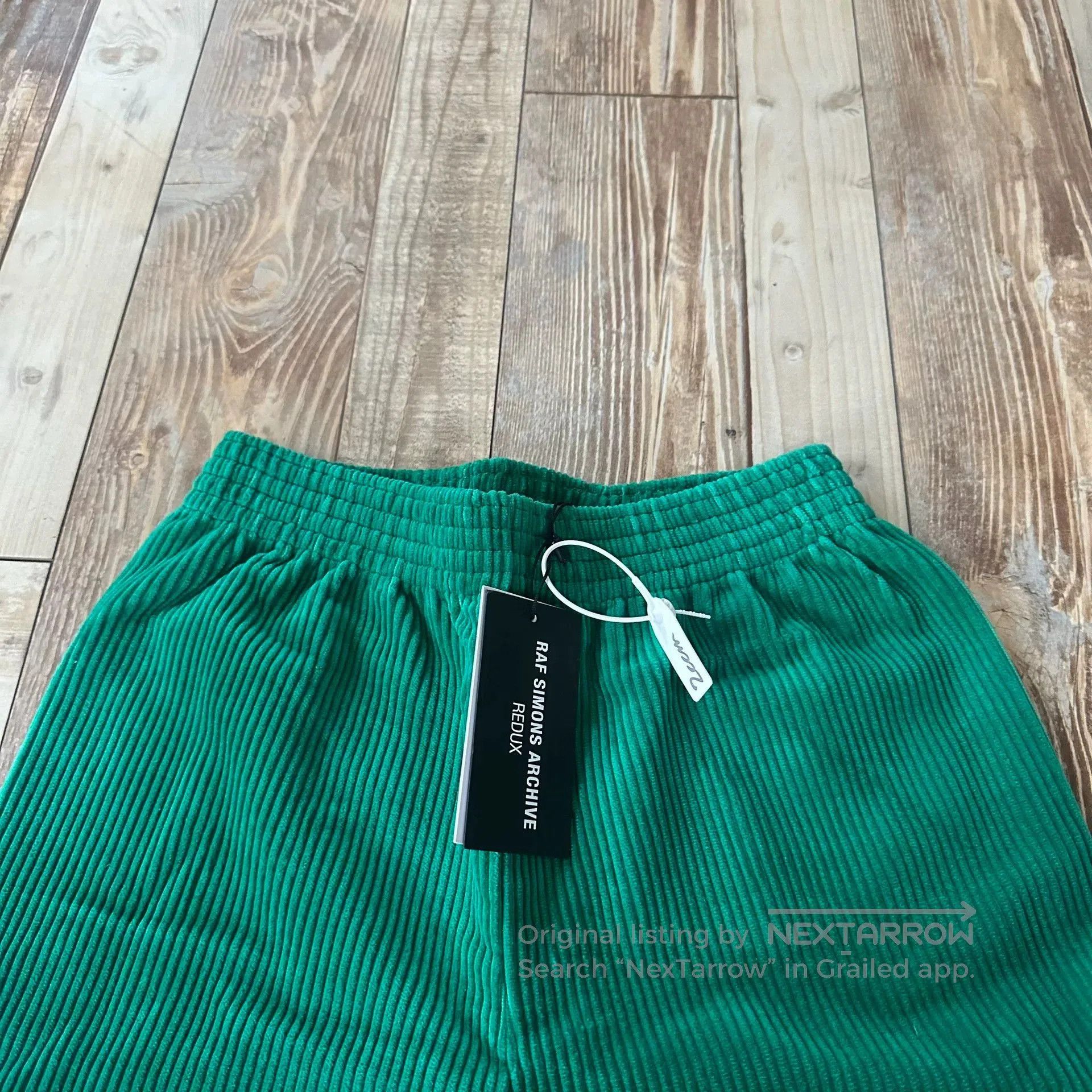 Raf Simons RAF SIMONS ARCHIVE REDUX Green Corduroy Pants. Size US 28 / EU 44 - 3 Thumbnail