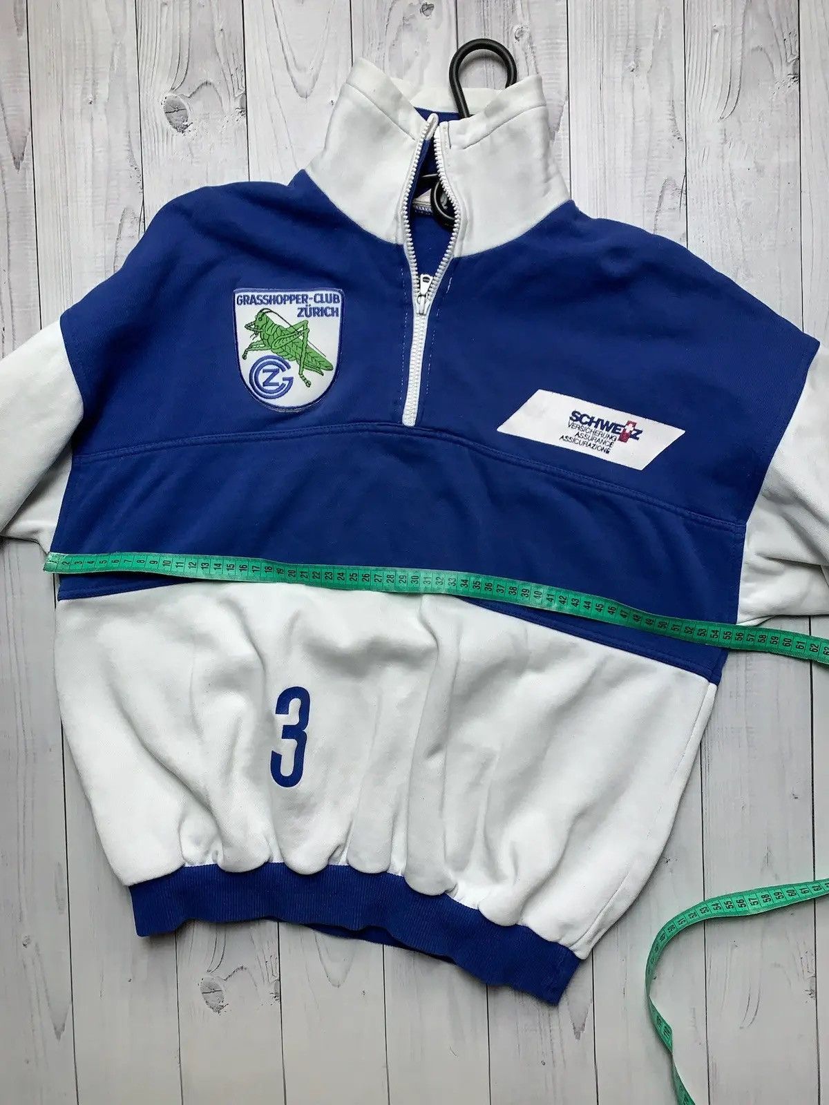 Vintage Vintage Grasshopper soccer tracksuit sweatsirt away rare Size US M / EU 48-50 / 2 - 14 Thumbnail
