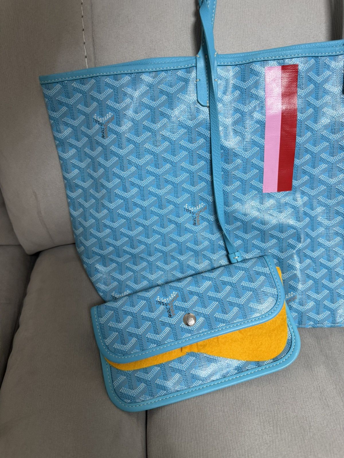 Goyard Goyard turquoise VIP Tote Bag Pm Size ONE SIZE - 2 Thumbnail