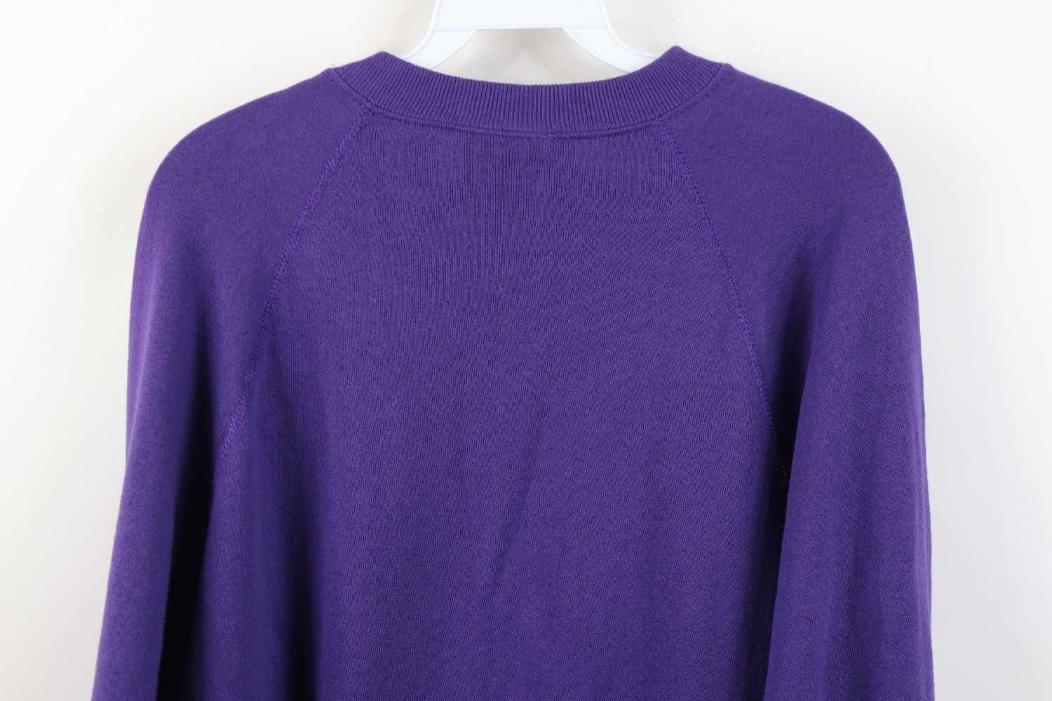 Vintage Vintage 90s Customer Driven McDonalds Sweatshirt Purple USA Size L / US 10 / IT 46 - 13 Thumbnail