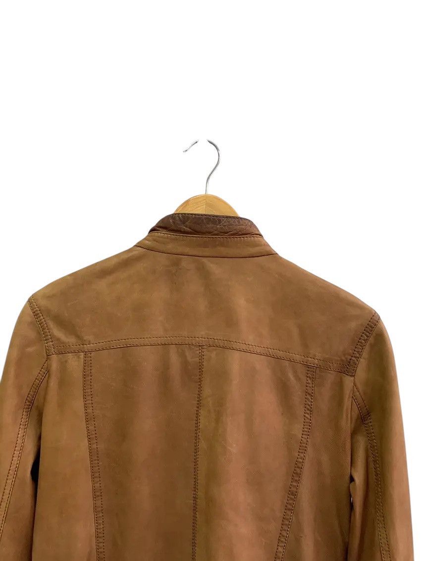 Dolce & Gabbana × Vintage Vintage Dolce&Gabbana Woman Brown Leather Jacket Size M / US 6-8 / IT 42-44 - 14 Thumbnail