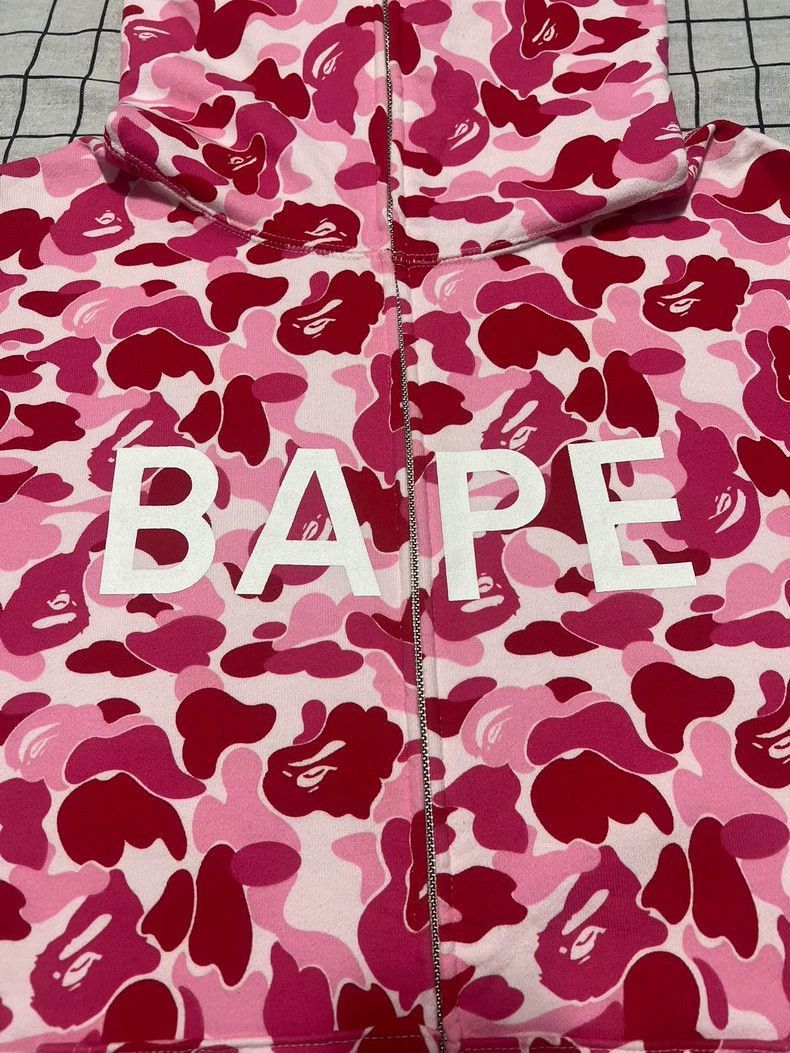 Bape Bape ABC Pink Camo Hoodie Jacket-2508 Size US XL / EU 56 / 4 - 2 Thumbnail