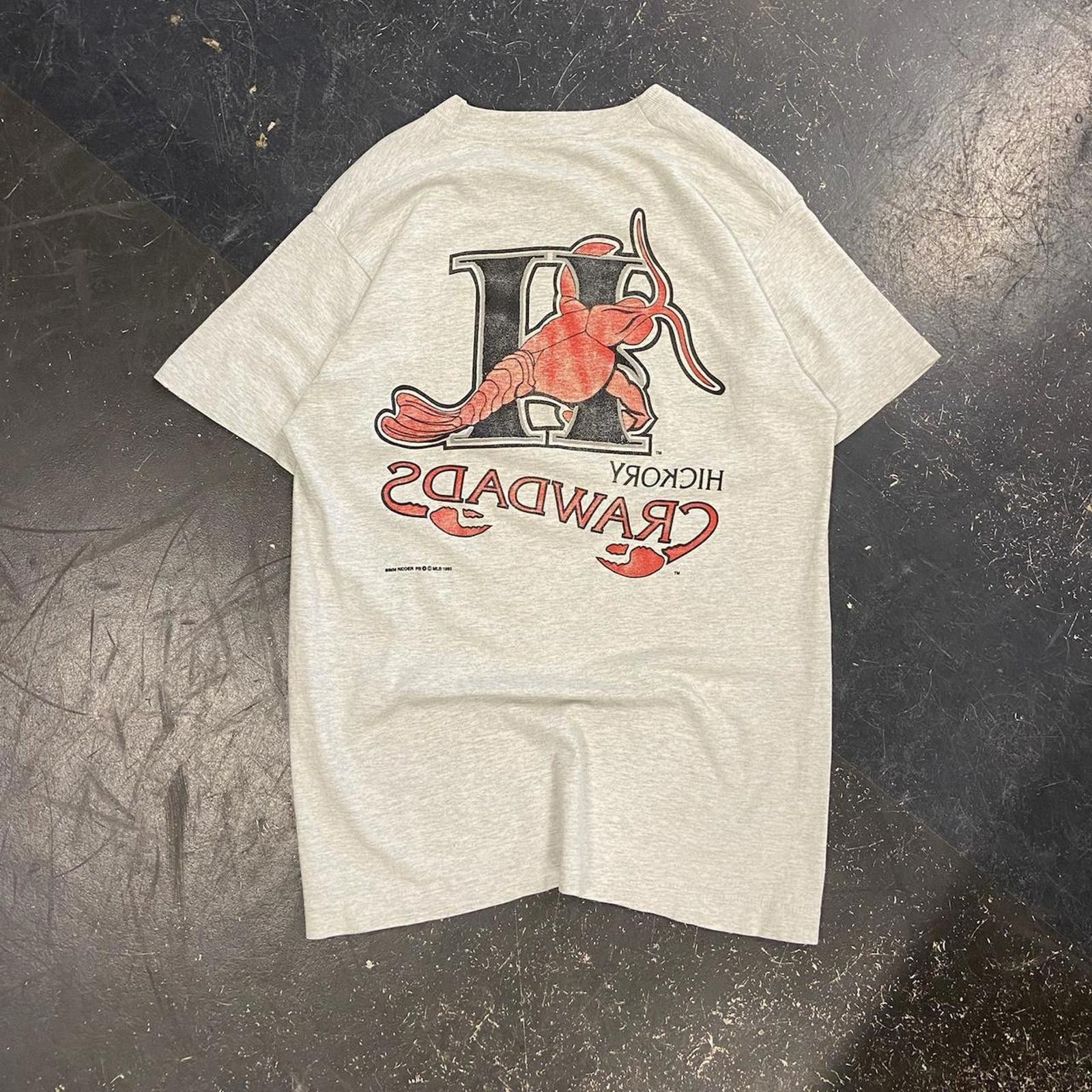 Vintage 1993 Hickory Crawdads Tee Size US M / EU 48-50 / 2 - 7 Thumbnail