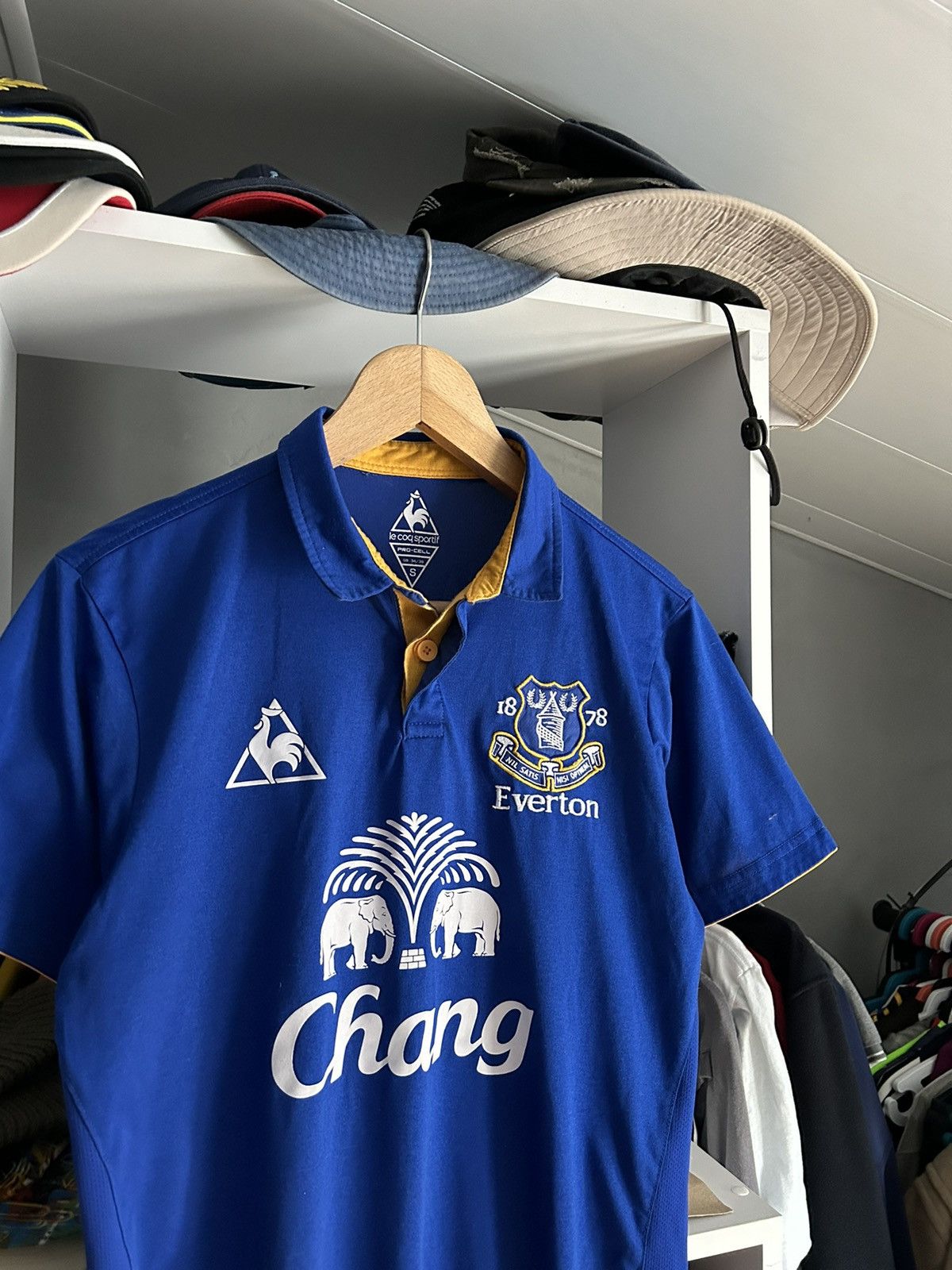 Le Coq Sportif × Vintage Everton Le coq sportif Home 2011 football shirt jersey Size US S / EU 44-46 / 1 - 2 Thumbnail