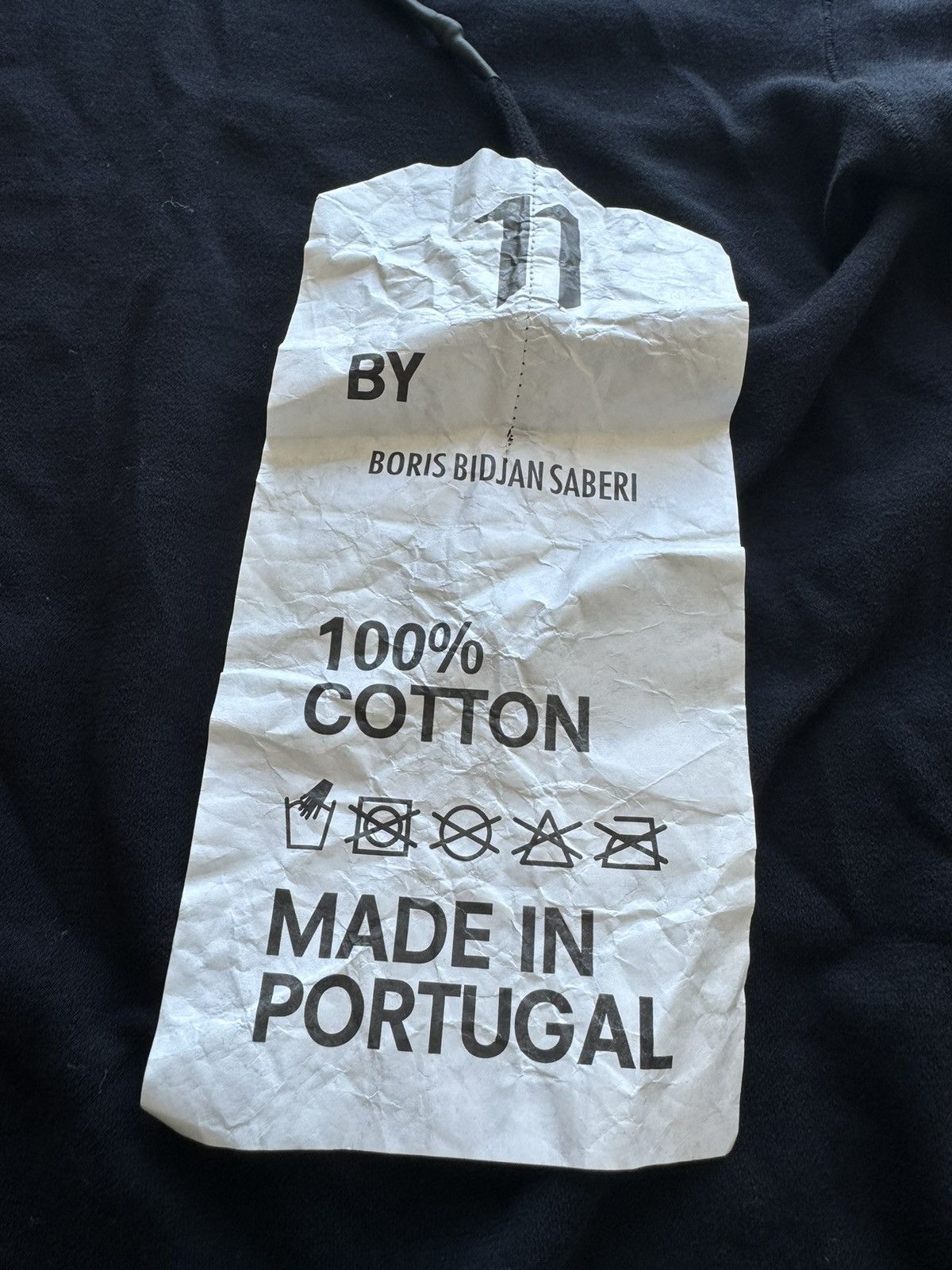 11 By Boris Bidjan Saberi 11 By BORIS BIDJAN SABERI TS3 F-1123 Black Dye T-shirt Size US XS / EU 42 / 0 - 3 Thumbnail