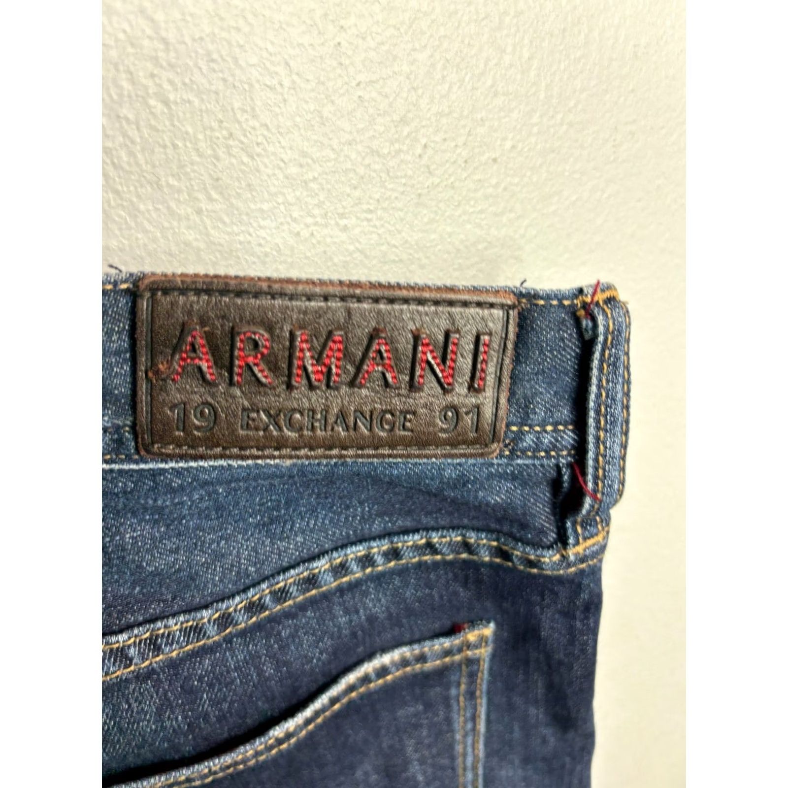 Armani Exchange Armani Exchange Jeans Men’s J13 Slim Denim Indigo Blue 31 5854 Slim Fit City Logo USA Size US 31 - 6 Thumbnail