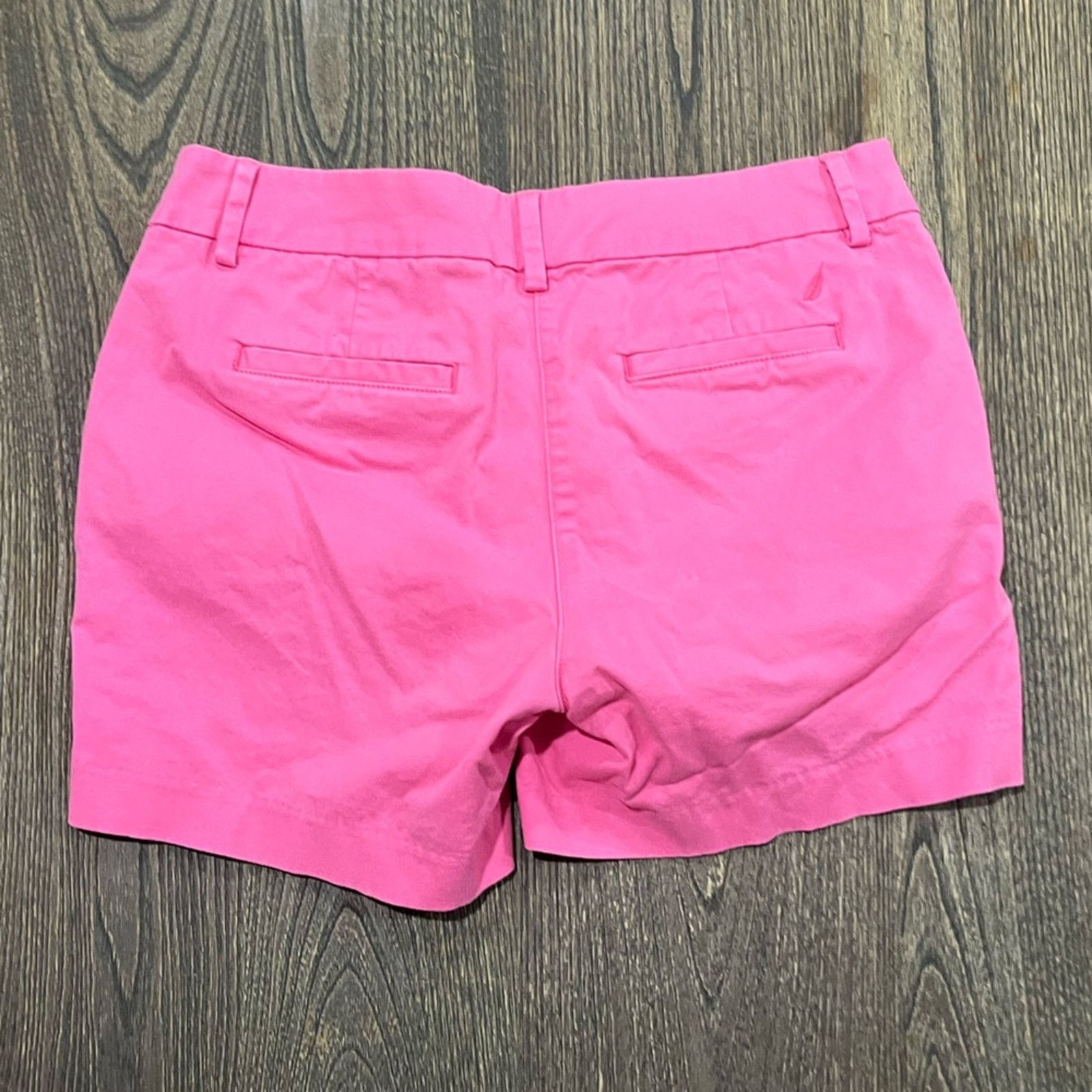 Nautica Nautica Shorts Chino Bermuda Flat Front Mid Rise Cotton Sz 4 Size 27" / US 4 / IT 40 - 7 Thumbnail
