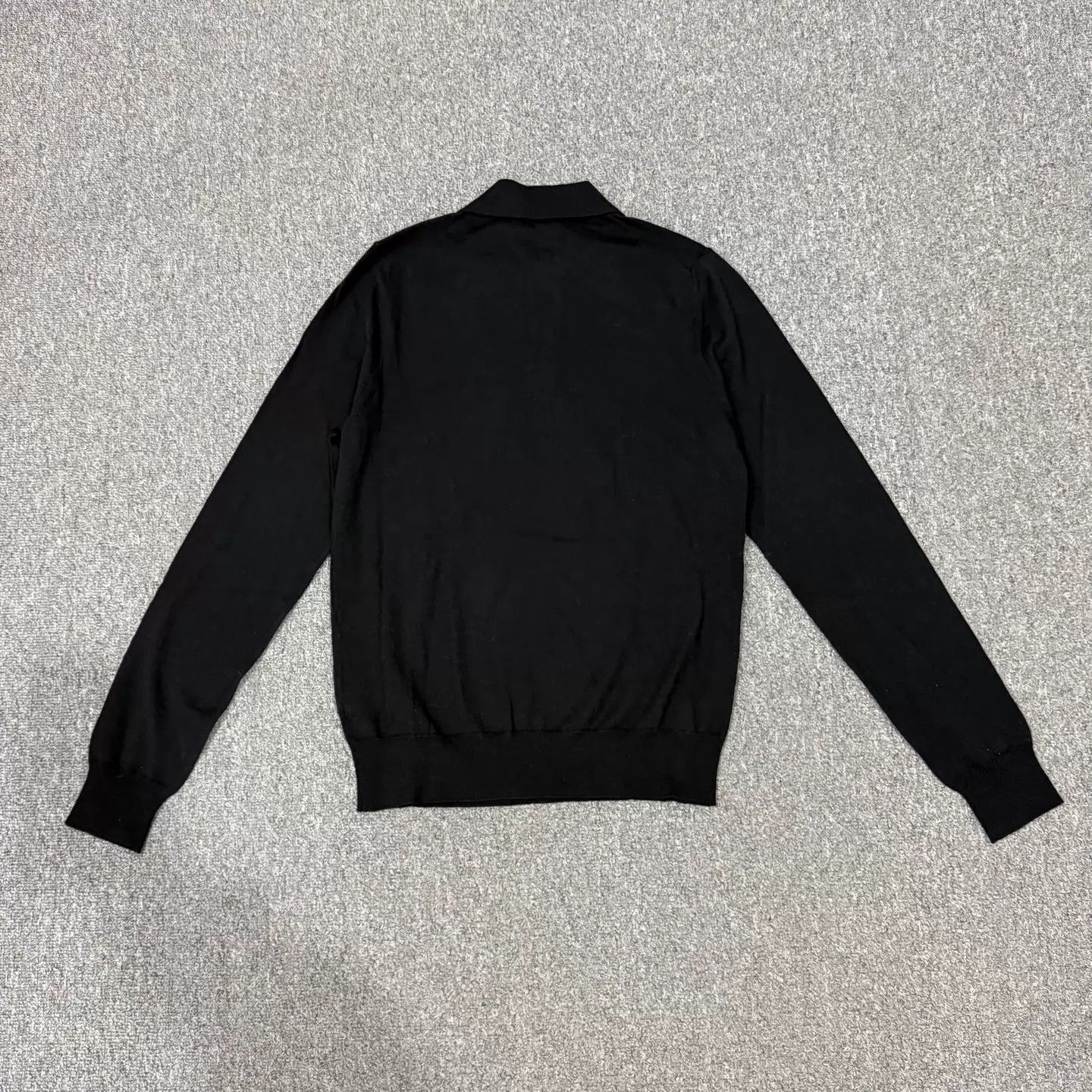 Prada Prada black long-sleeve knit Polo shirt 44 Size US S / EU 44-46 / 1 - 2 Thumbnail