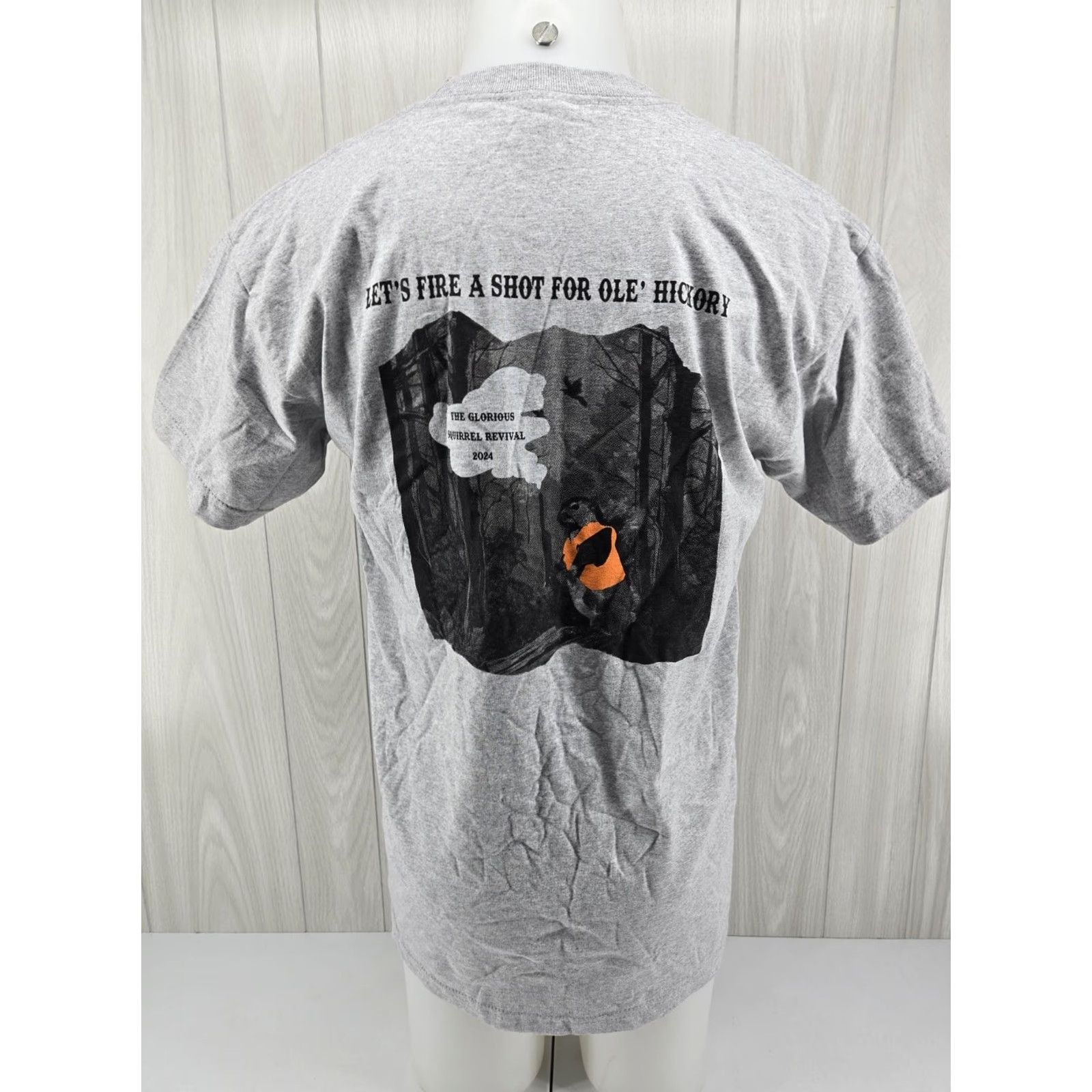 Vintage Dragon Ridge Outfitters Gray Pocket T Shirt Mens Large 2024 Squirrel Revival Size US L / EU 52-54 / 3 - 2 Thumbnail