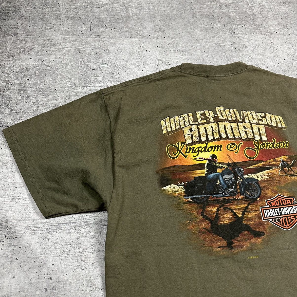 Harley Davidson Harley Davidson T-shirt Green Men’s Size L Size US L / EU 52-54 / 3 - 14 Thumbnail