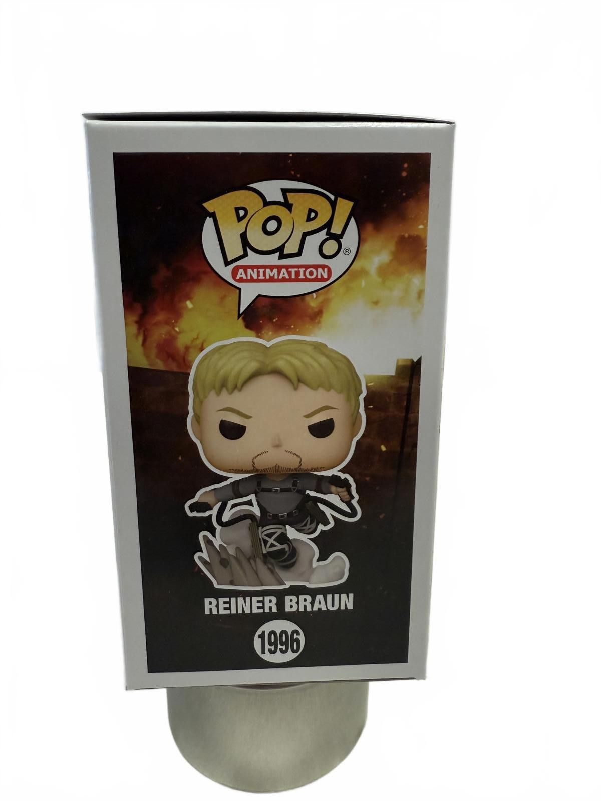 Other Funko Pop! Animation Attack on Titan Reiner Braun #1996 NEW Size ONE SIZE - 3 Thumbnail
