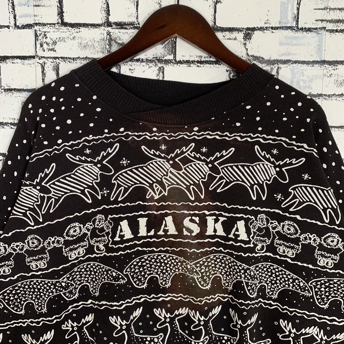 Vintage Vintage Design For The Alaska Lifestyle Sweatshirt Size XL / US 12-14 / IT 48-50 - 2 Thumbnail