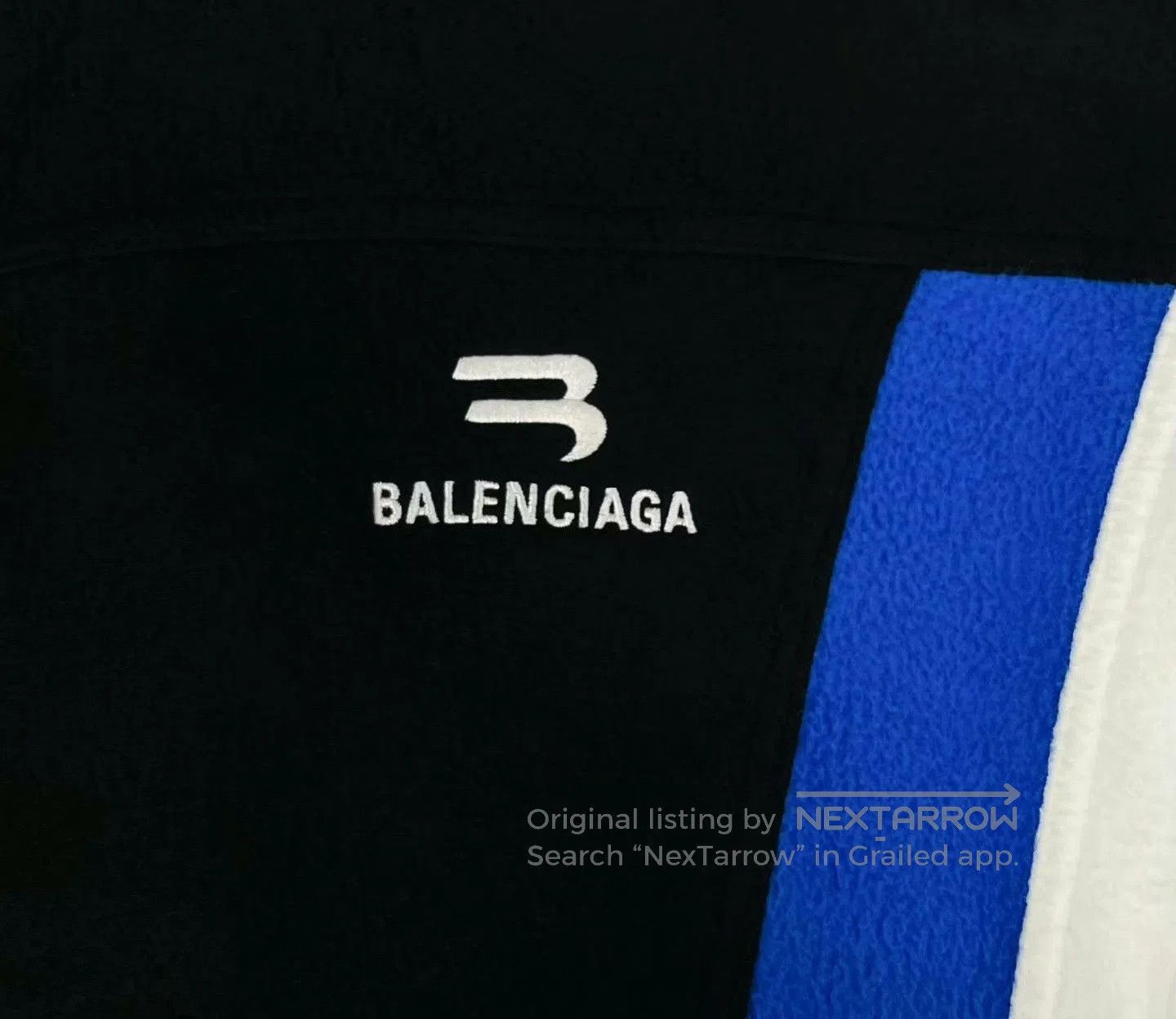 Balenciaga balenciaga ss23 blue black zip jacket. Size US XS / EU 42 / 0 - 5 Thumbnail