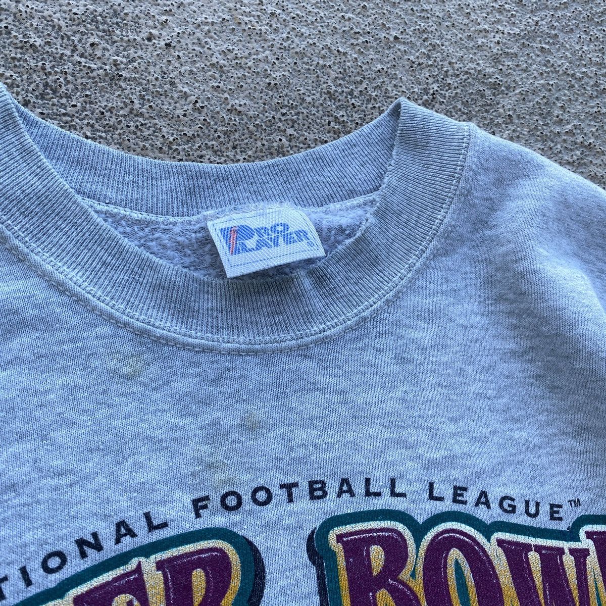 NFL × Vintage Vintage 1997 SuperBowl 31 XXXI Patriots Packers Sweatshirt Size US XL / EU 56 / 4 - 7 Thumbnail