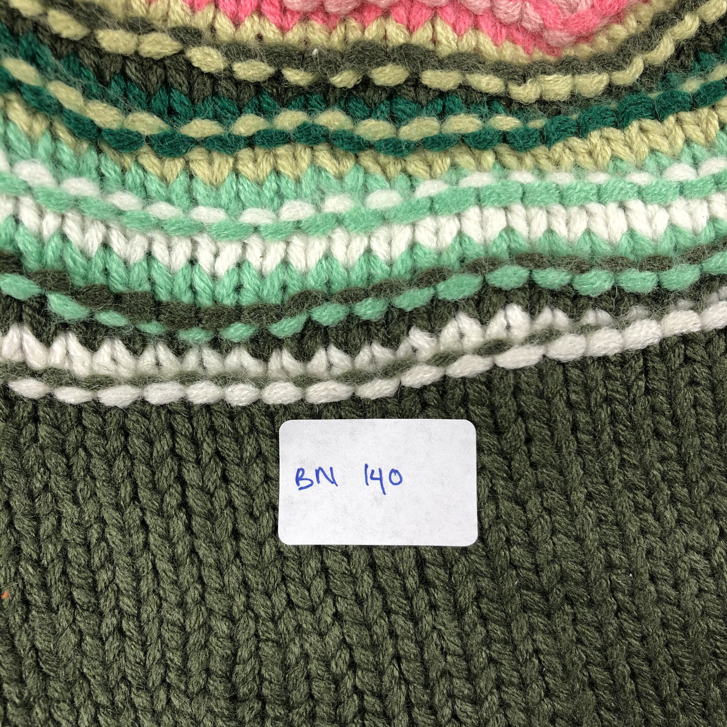 Japanese Brand Stripe Earflap Beanie Snow Cap Hat Size ONE SIZE - 6 Thumbnail