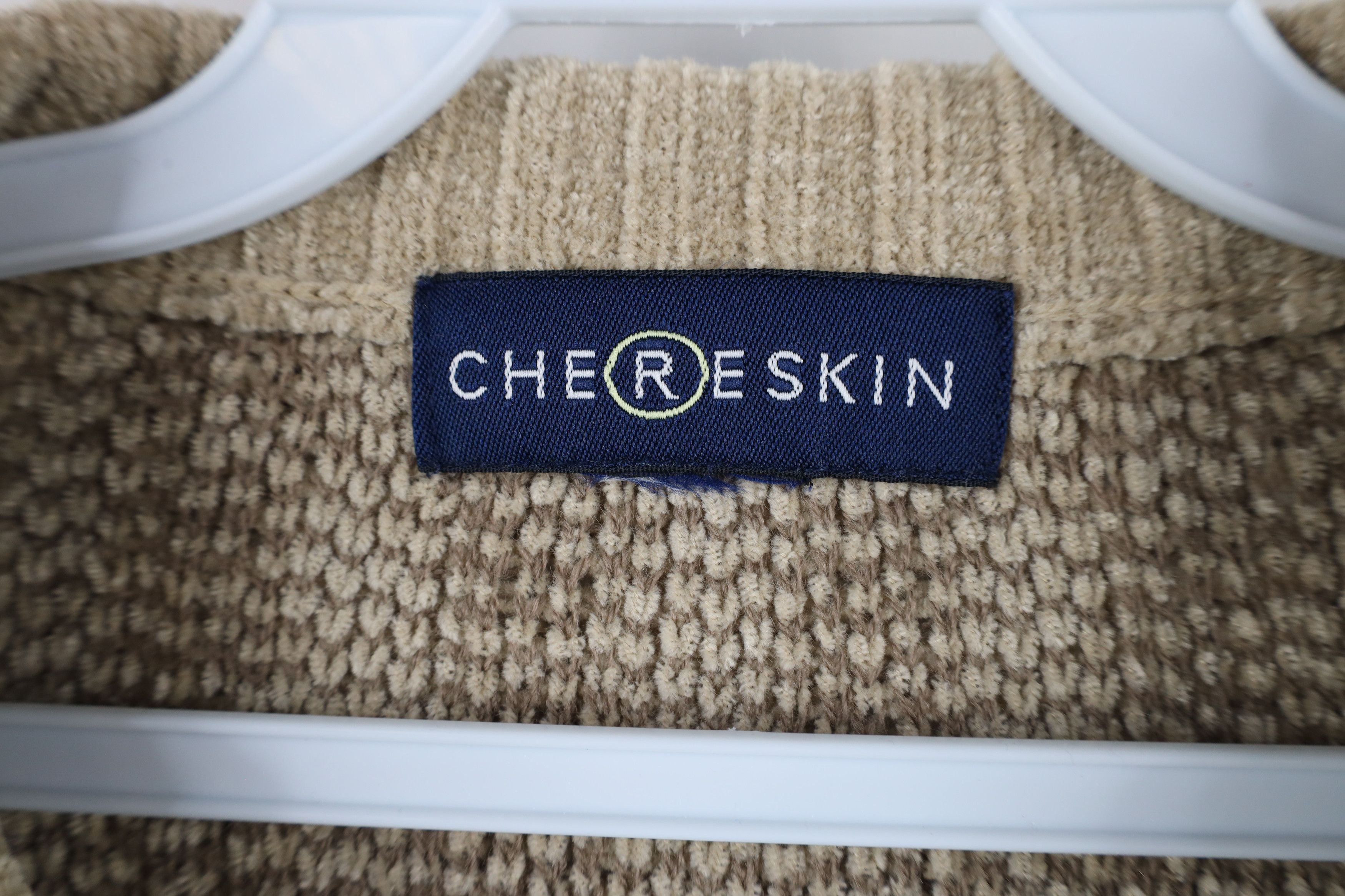 Vintage Vintage 90s Streetwear Knit Fleece Crewneck Sweater Beige Size US XL / EU 56 / 4 - 4 Thumbnail