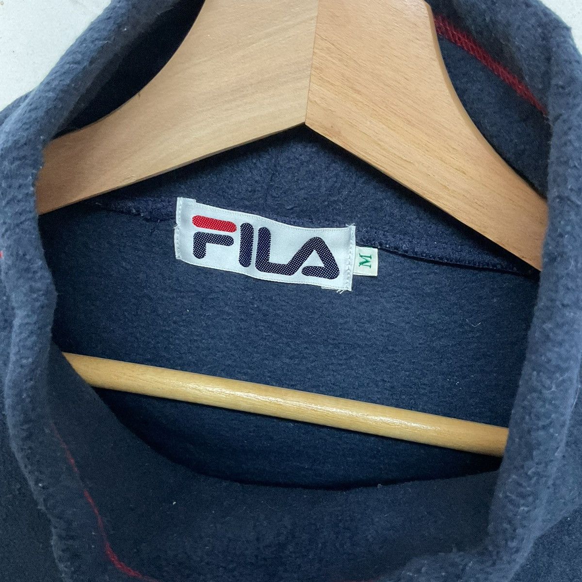 Fila × Japanese Brand × Vintage Rare!! Fila italia fleece sweatshirt Size US L / EU 52-54 / 3 - 4 Thumbnail