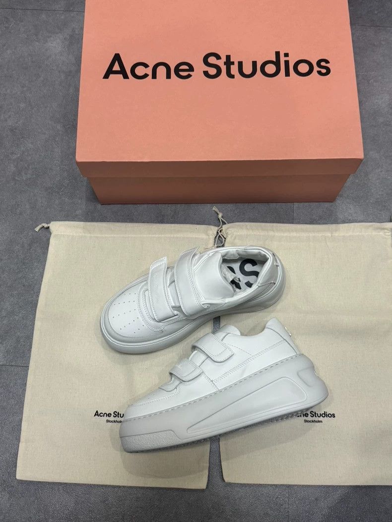 Acne Studios Acne Studios thick sole white sneakers Size US 5.5 / IT 35.5 - 3 Thumbnail