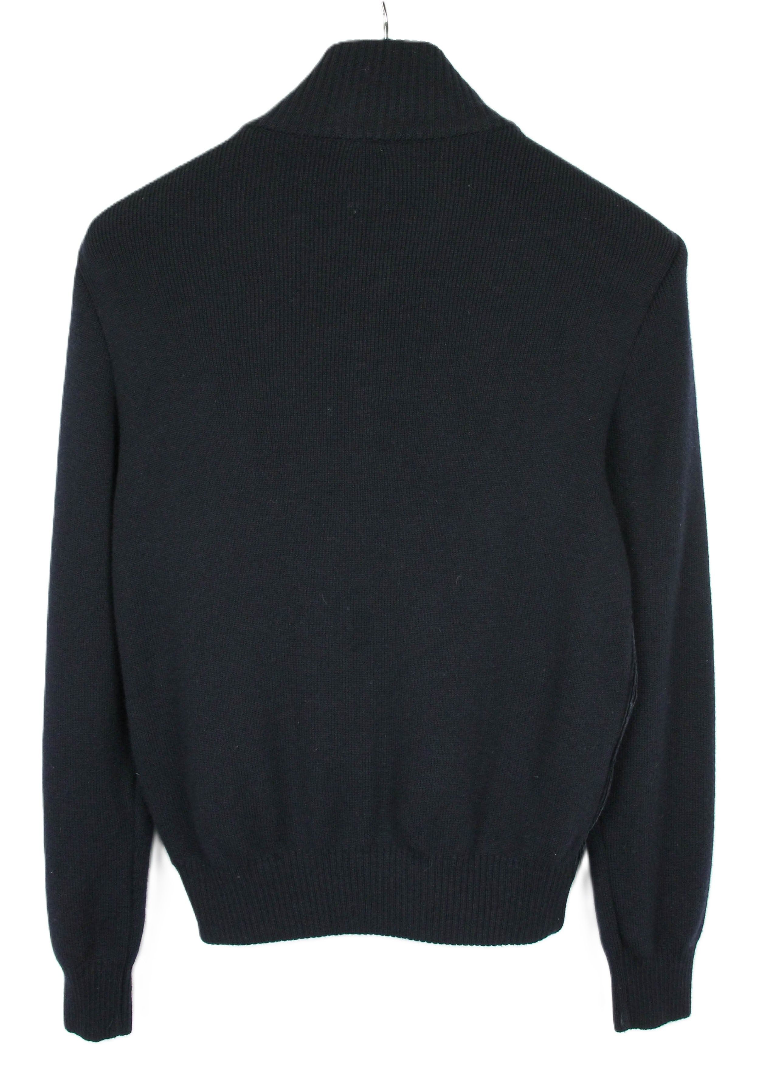 GRP GRP Jumper Men's MEDIUM Cardigan Merino Wool Knitted Blue Size US M / EU 48-50 / 2 - 2 Thumbnail