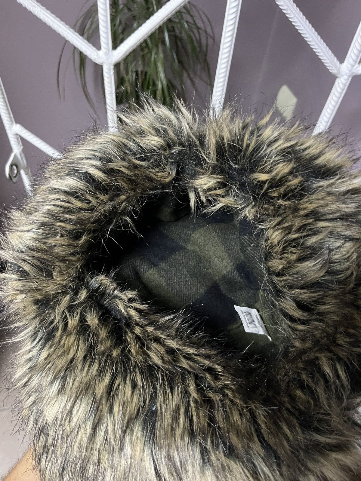 Japanese Brand Ushanka Trapper Hat Furry Mohair Fuzzy Fur Hat Y2K 90s rare Size ONE SIZE - 4 Thumbnail