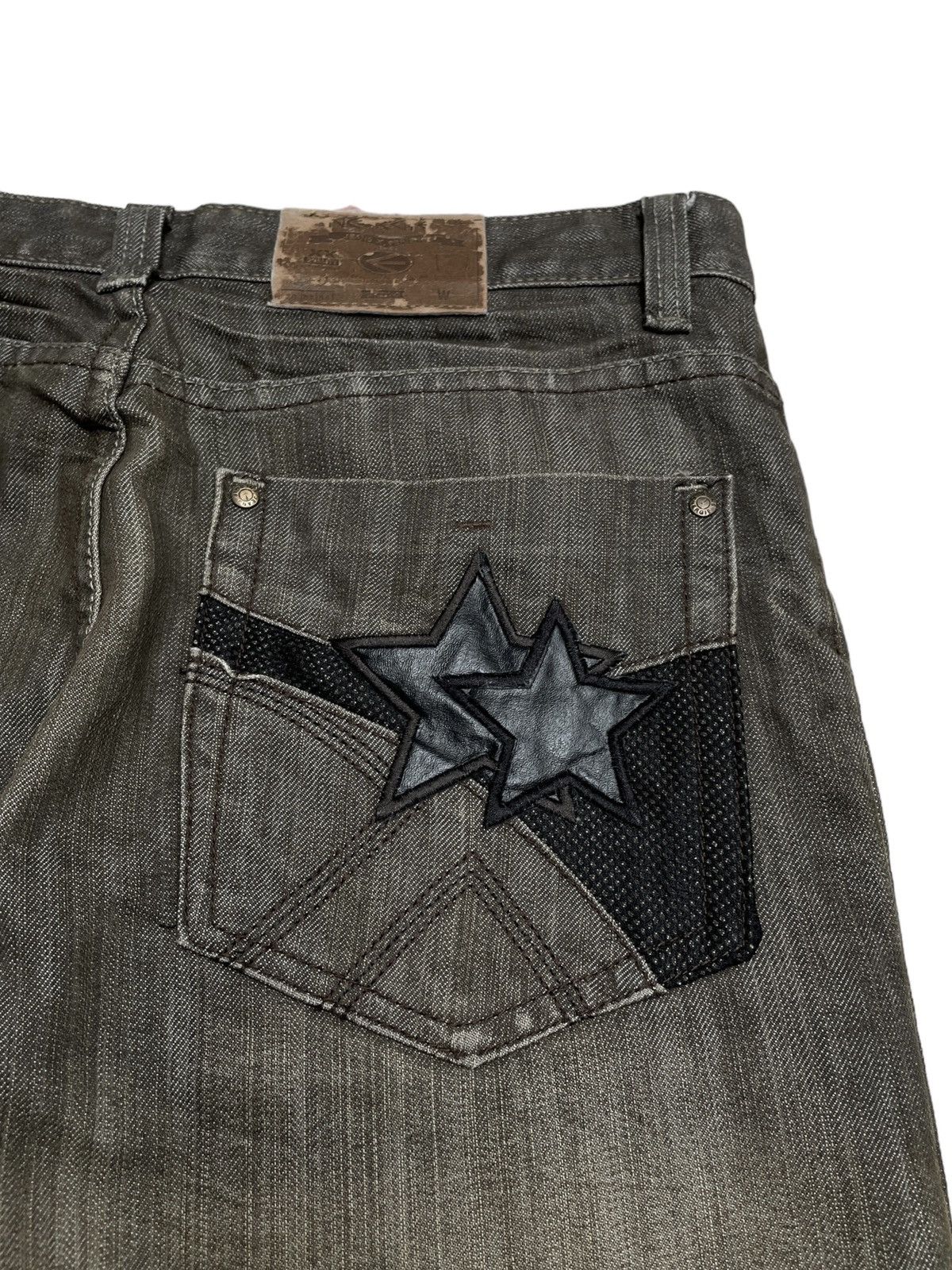 Designer × Energie × If Six Was Nine Rare Design Vintage Brand Energie Jeans 2000s Size US 34 / EU 50 - 6 Thumbnail