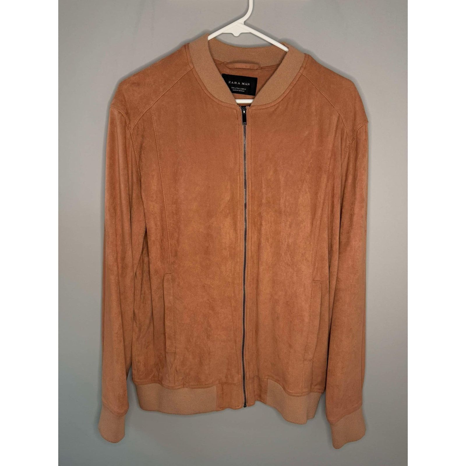 Zara Zara Man Full Zip Faux Suede Bomber Jacket Mens Large Size US L / EU 52-54 / 3 - 5 Thumbnail