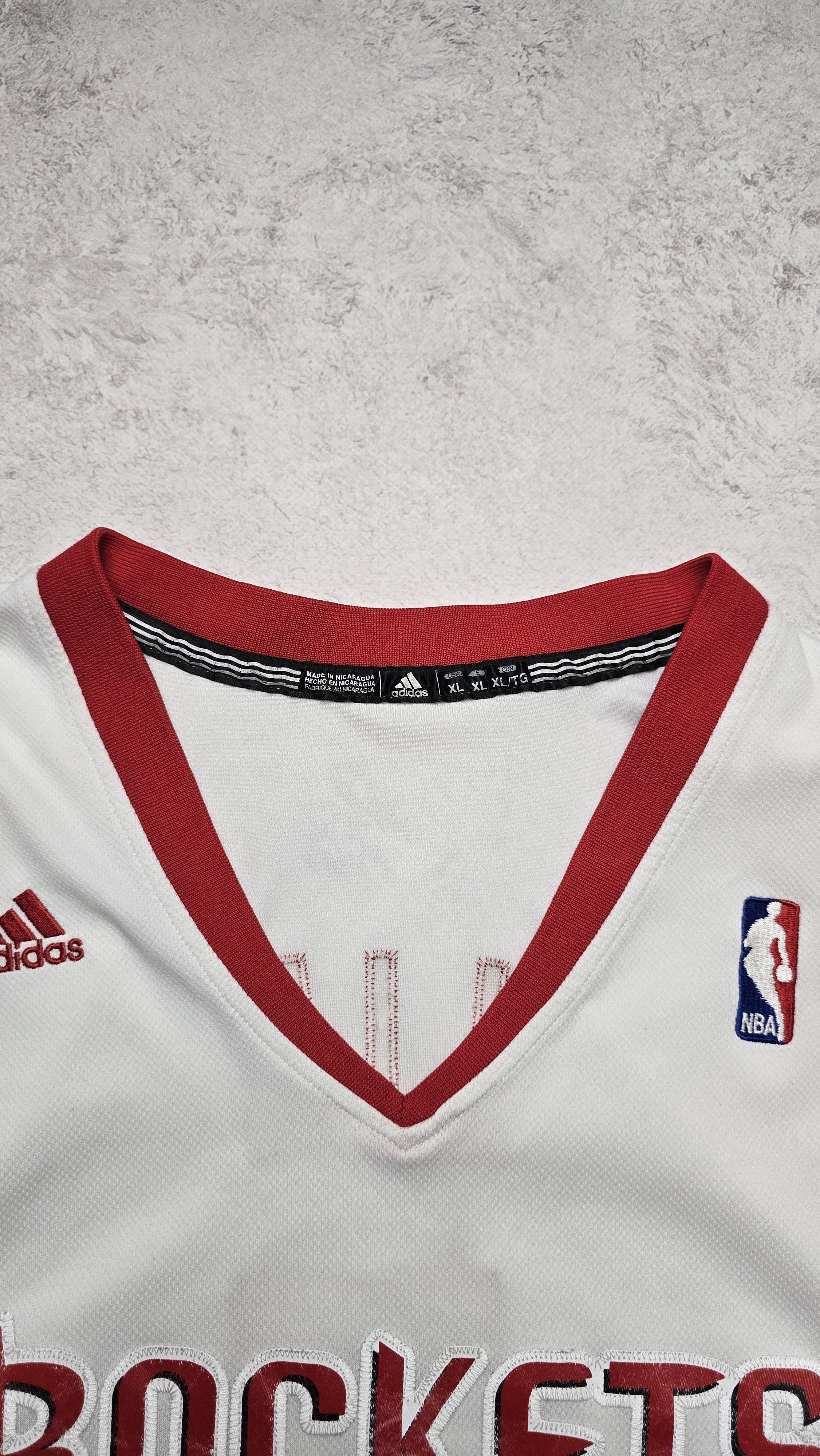 Adidas Jeremy Lin Houston Rockets #7 Jersey XL +2 Length Stitched Size US XL / EU 56 / 4 - 12 Thumbnail