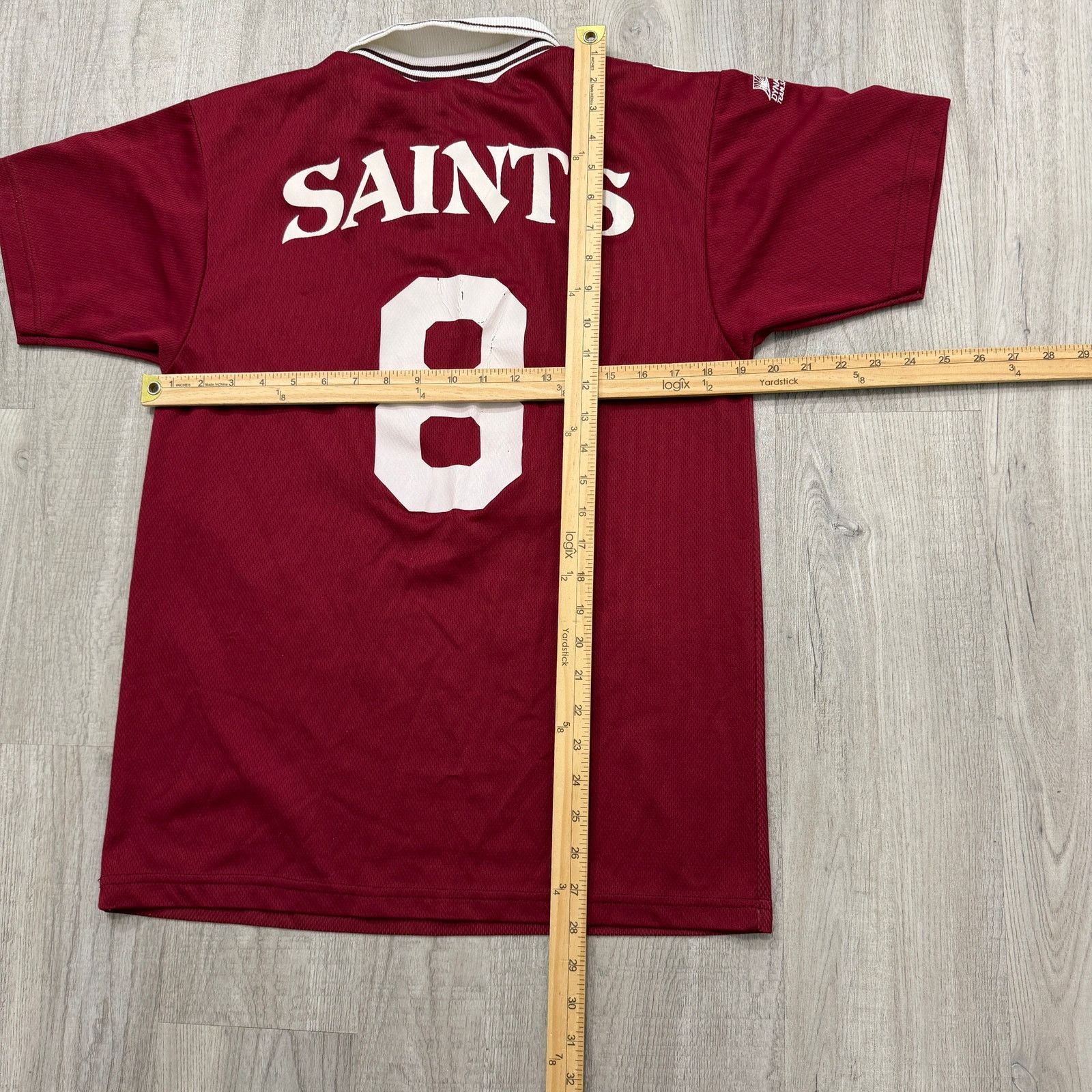 Vintage Vintage Dynamic Soccer Collared Jersey Small Red 90s Futbol Size US S / EU 44-46 / 1 - 8 Thumbnail