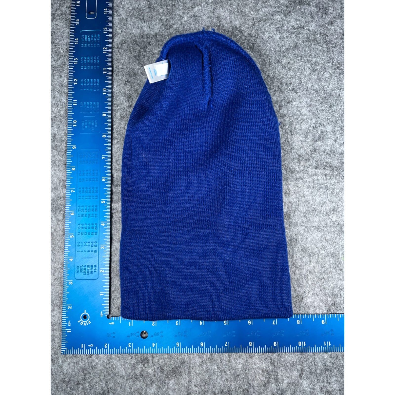 Port & Company Port & Company Beanie Toque A Logo Adult One Size Blue Knit Embroidered Acrylic Size ONE SIZE - 6 Thumbnail
