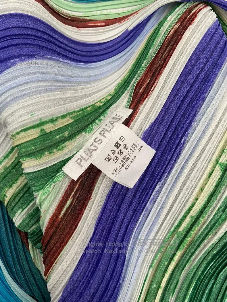Issey Miyake Issey Miyake Vintage Vein Horizontal Stripe Top Size L / US 10 / IT 46 - 4 Thumbnail