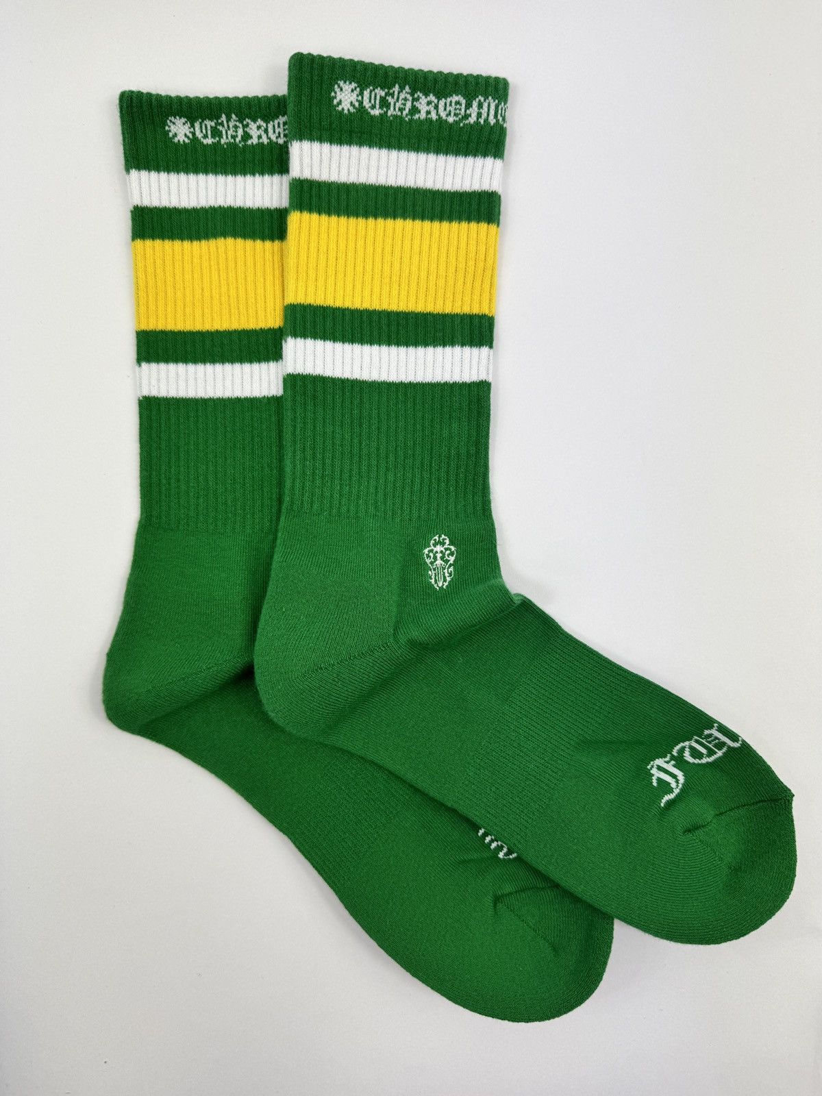 Chrome Hearts STRIPE LOGO SOCKS Size ONE SIZE - 1 Thumbnail