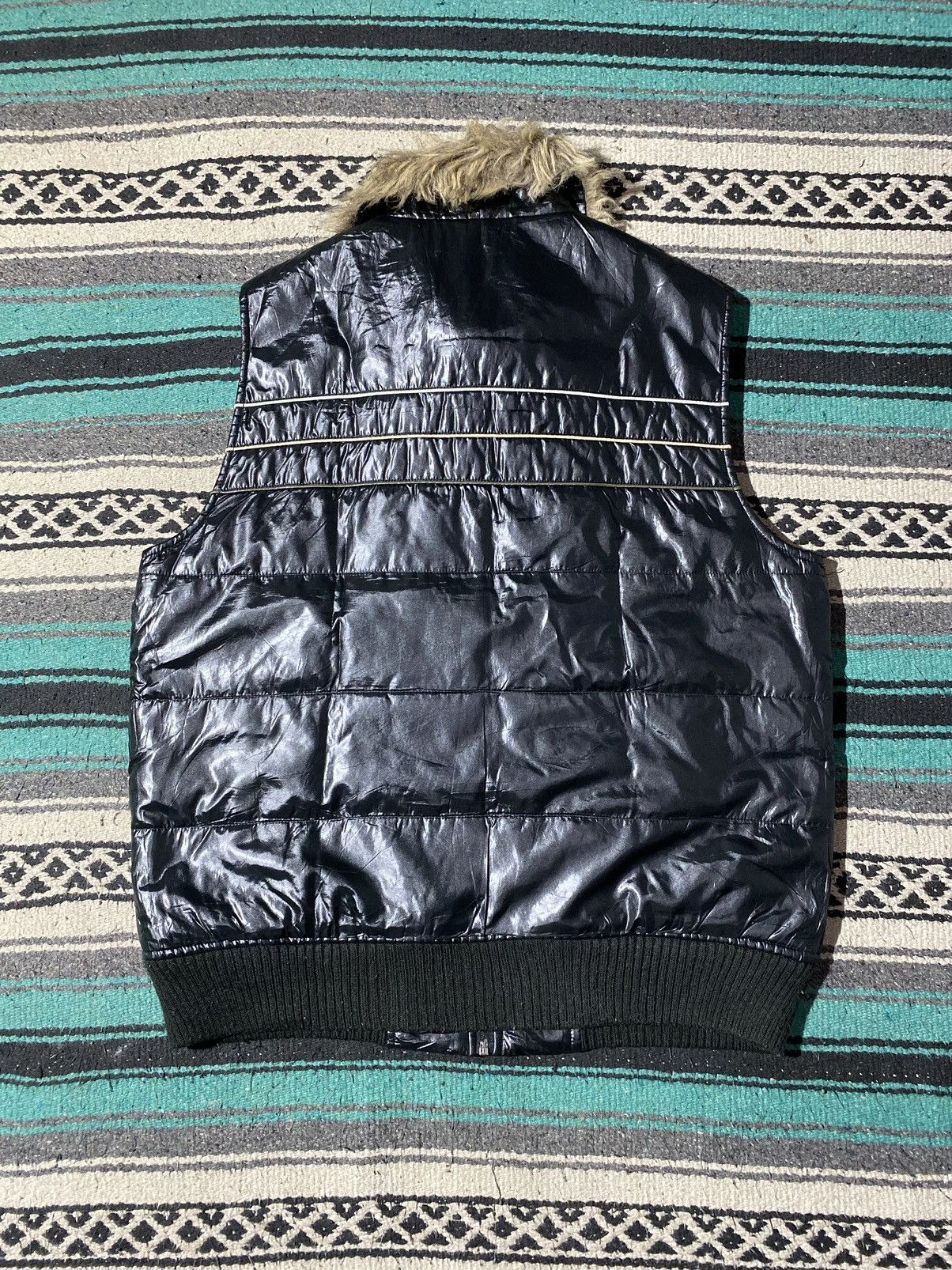 If Six Was Nine Beamont Carr Puffer Fur Faux Vest Size US M / EU 48-50 / 2 - 7 Thumbnail