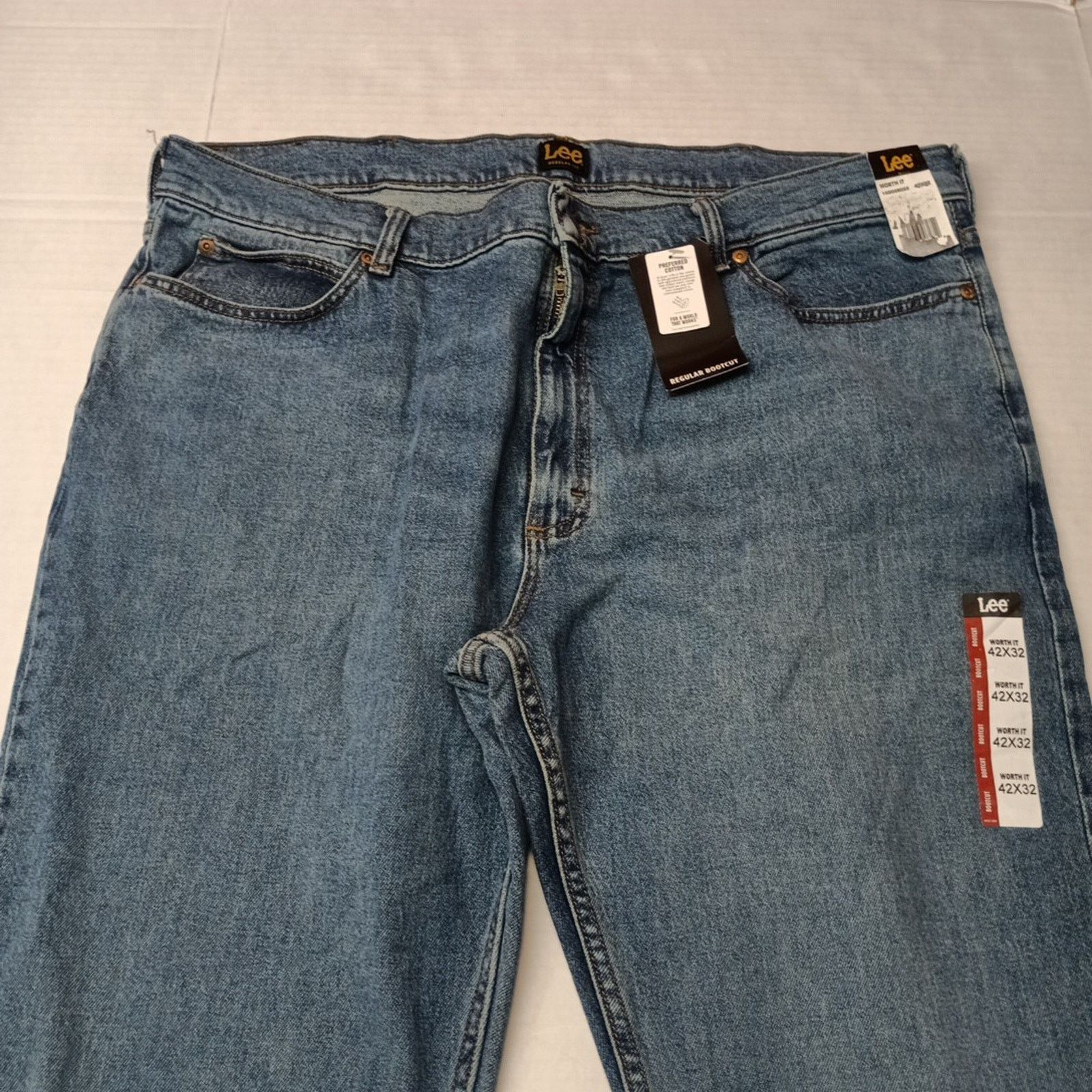 Lee Lee Legendary Regular Bootcut Jeans Men's 42x32 Denim Medium Size US 42 / EU 58 - 4 Thumbnail