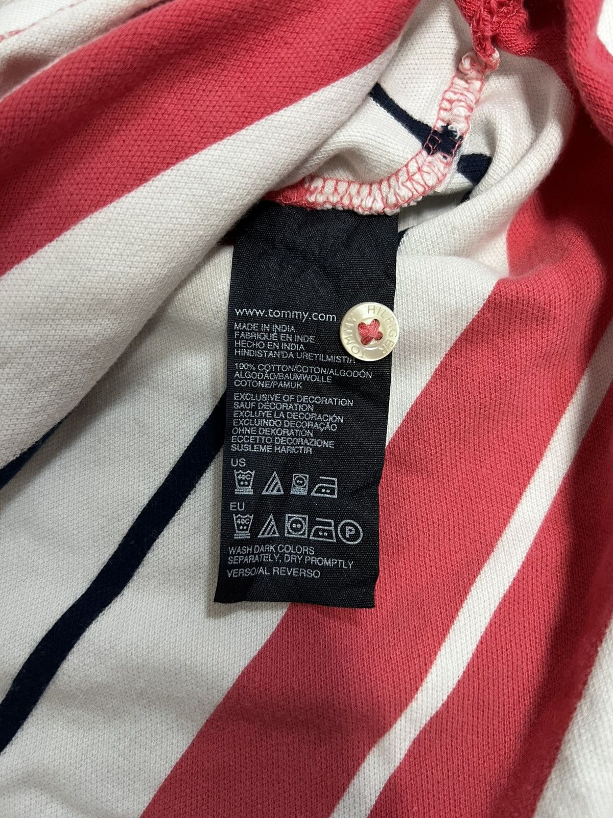 Designer × Tommy Hilfiger × Vintage Tommy Hilfiger Vintage Polo Shirt Size US XL / EU 56 / 4 - 3 Thumbnail