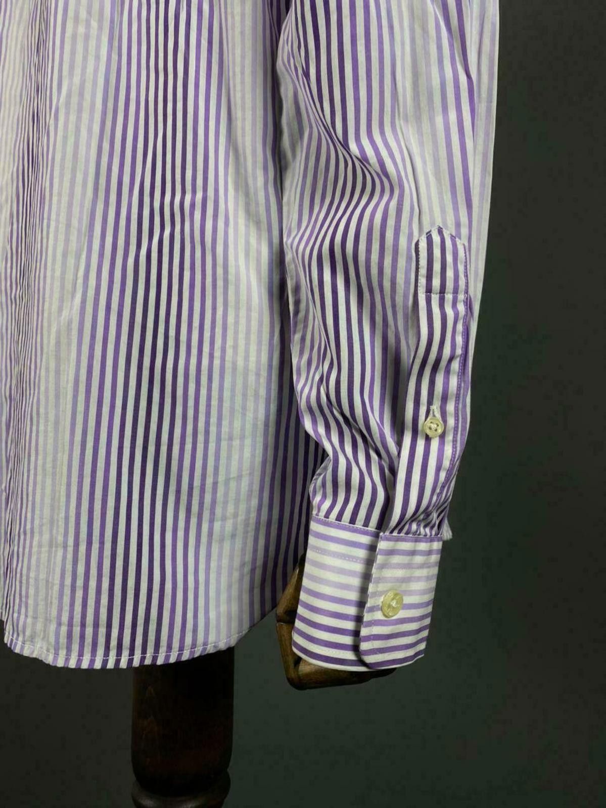 Gant Gant Oxford Egyptian Cotton Fitted Stripe Shirt Size XL Size US XL / EU 56 / 4 - 10 Thumbnail