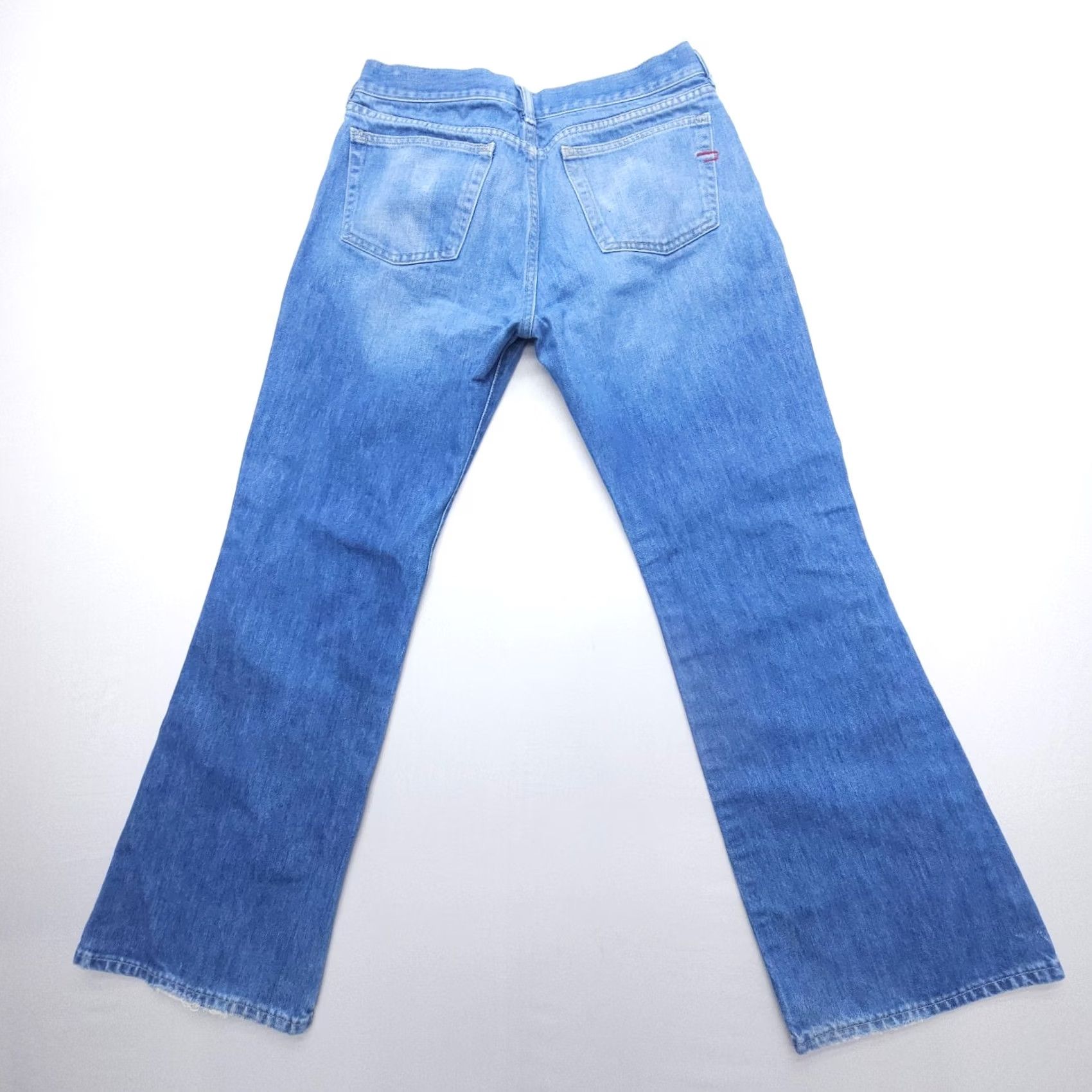 Diesel Diesel Jeans Flare Bootcut Denim Womens Size 32 Blue Made in Italy 5-Pocket Logo Stretch Regular Fit 31x30" IN Denim Size 24" / US 00 / IT 34 - 2 Thumbnail