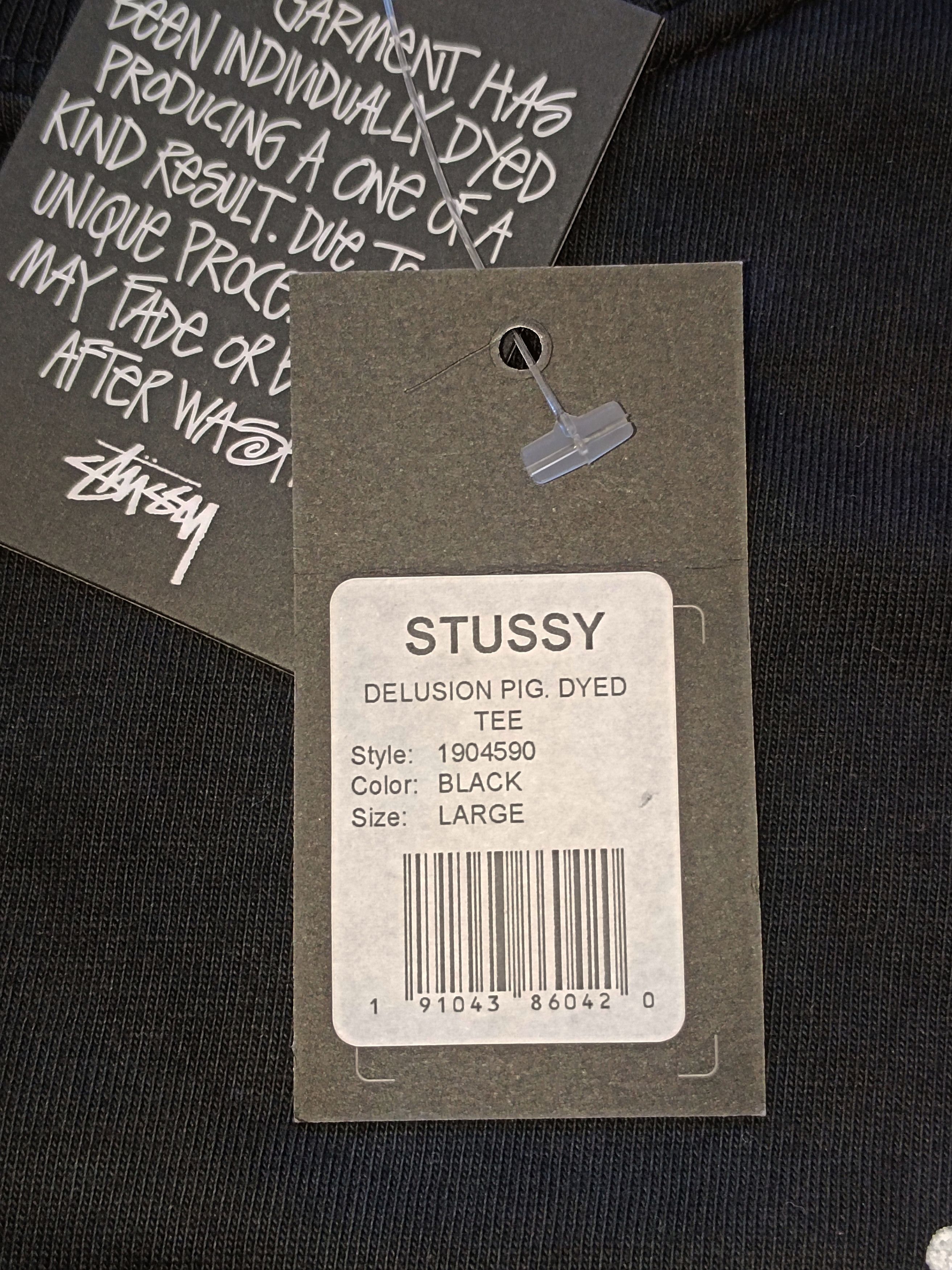 Stussy Vintage Stussy Delusion Pigment Dyed Tee T-Shirt Size US L / EU 52-54 / 3 - 10 Thumbnail