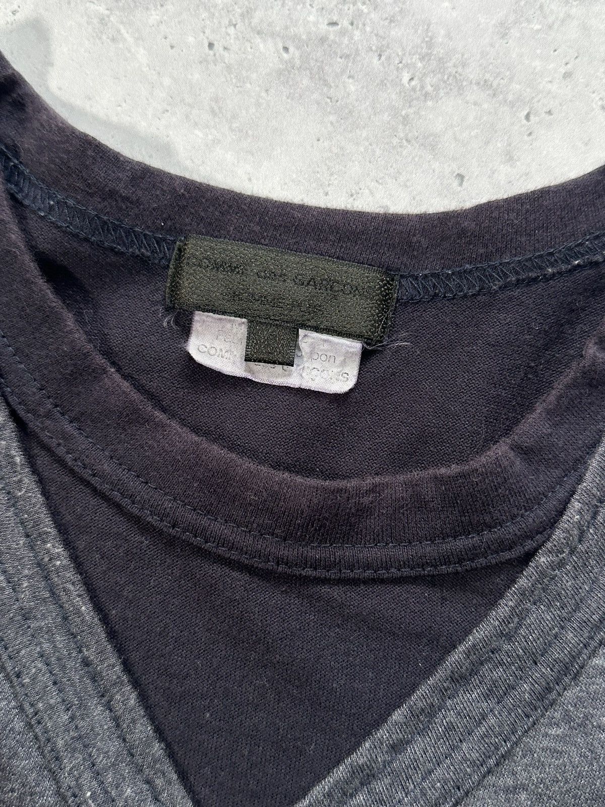 Comme des Garcons Homme Plus Comme des Garçons Homme Plus 2009 Trompe L’oeil Tshirt Size US M / EU 48-50 / 2 - 5 Thumbnail