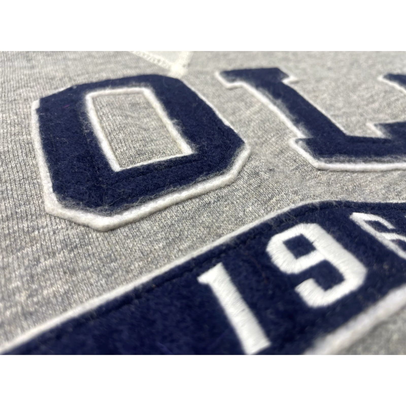 Polo Ralph Lauren Polo Ralph Lauren Sweatshirt Pullover Crew Neck Long Sleeve Small Gray Cotton Embroidered Logo Regular Men's Retro Big Spellout Sweater Size US S / EU 44-46 / 1 - 3 Thumbnail