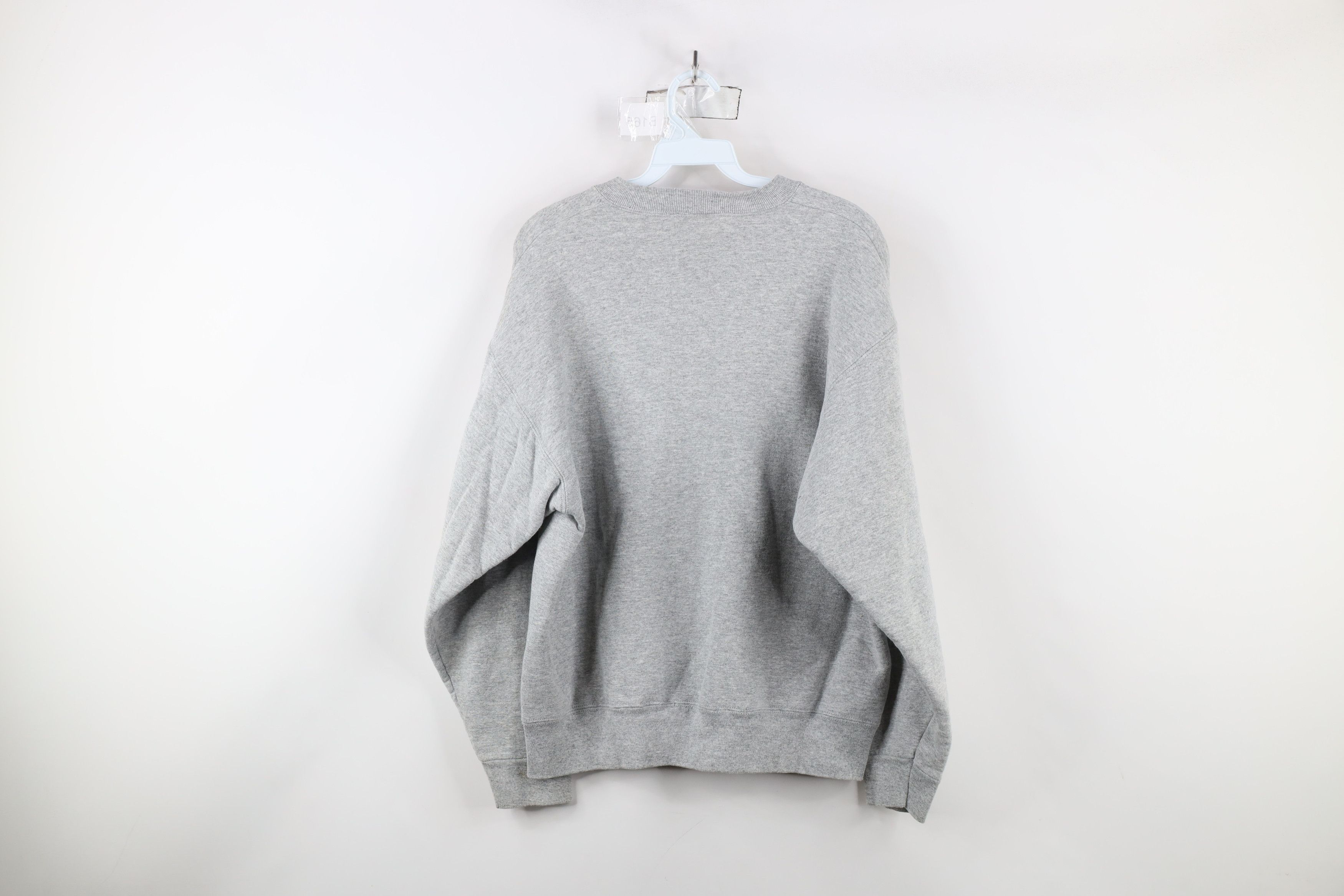 Vintage Vintage 90s Central Michigan University Sweatshirt Gray USA Size L / US 10 / IT 46 - 8 Thumbnail