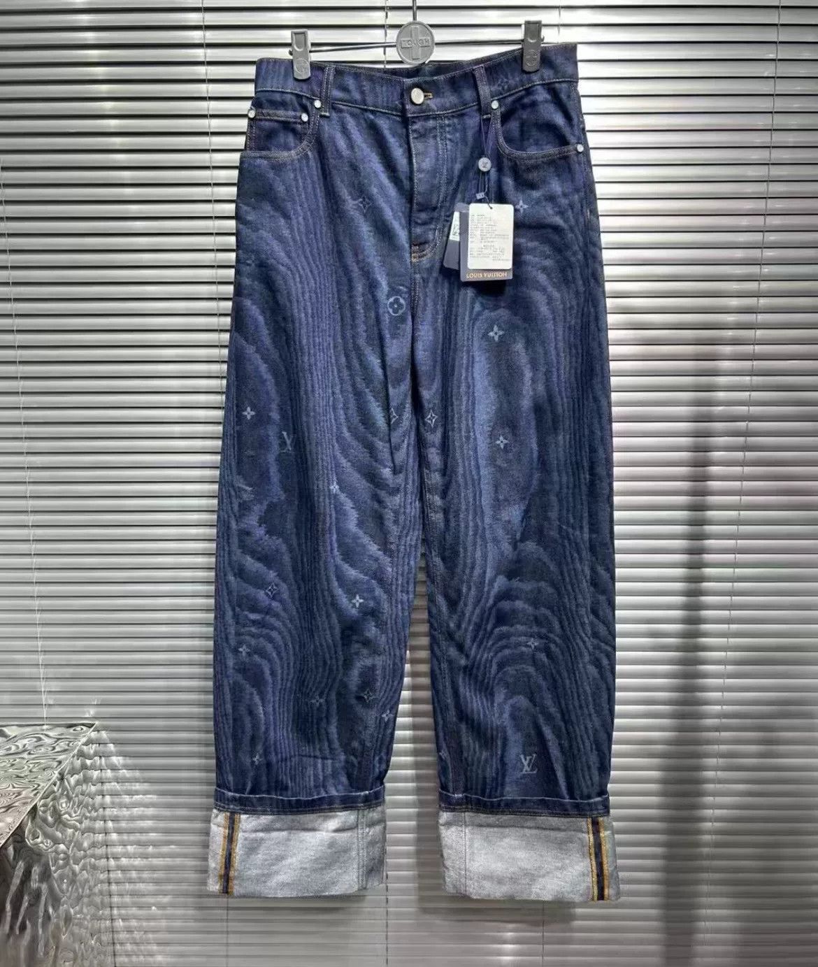 Louis Vuitton louis vuitton blue denim pants with logo Size US 27 - 1 Preview