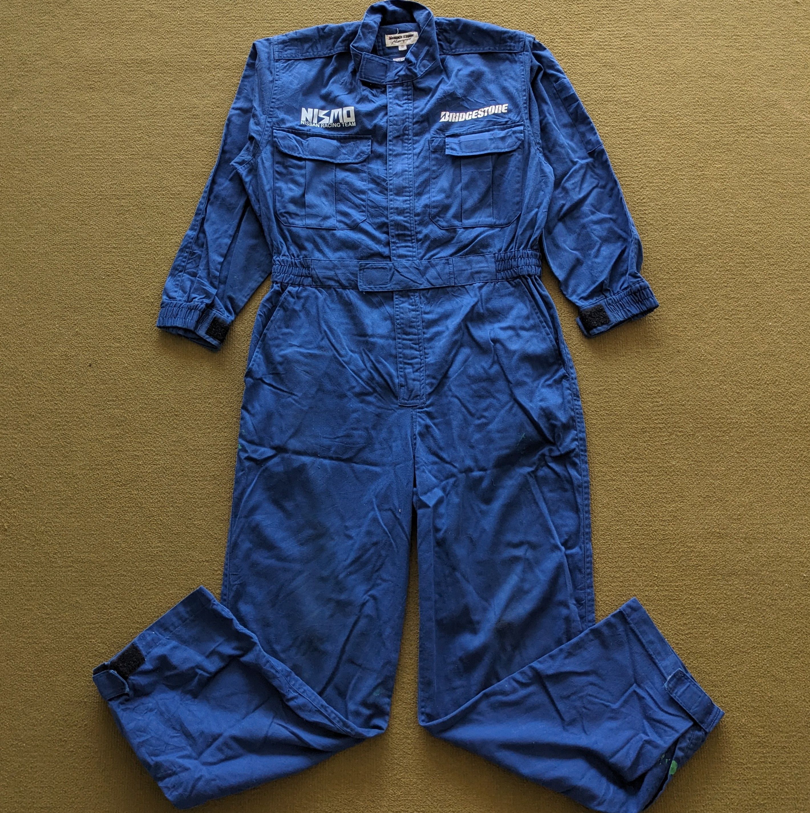 Vintage Vintage BRIDGESTONE Racing Coverall Workwear Custom Jacket Size US S / EU 44-46 / 1 - 4 Thumbnail