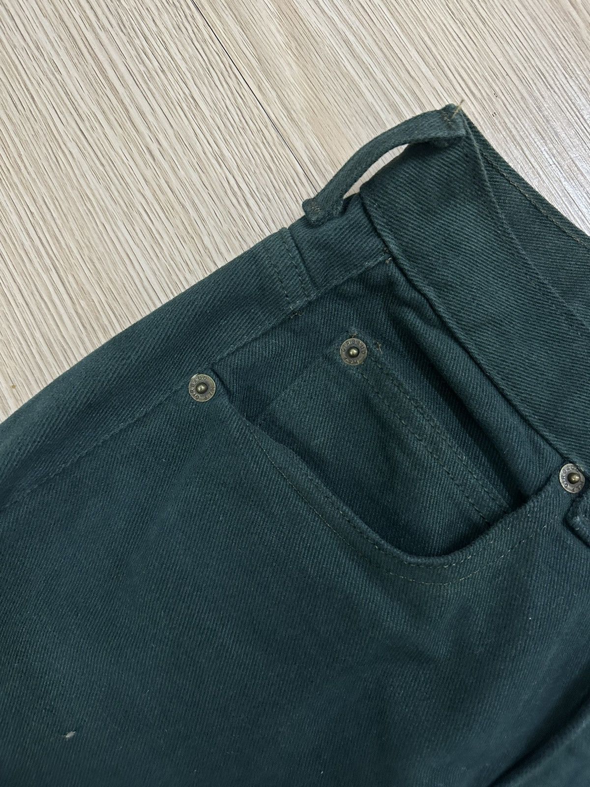 Marithe + Francois Girbaud × Vintage Rare Vintage Marithe Francois Girbaud High Rise Green Jeans Size 26" / US 2 / IT 38 - 6 Thumbnail